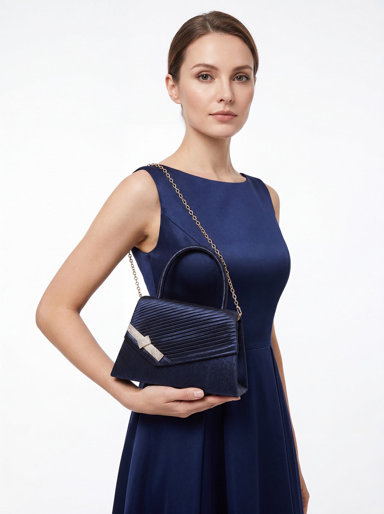 CB26190-371 Elegant Envelope Style Clutch Bag