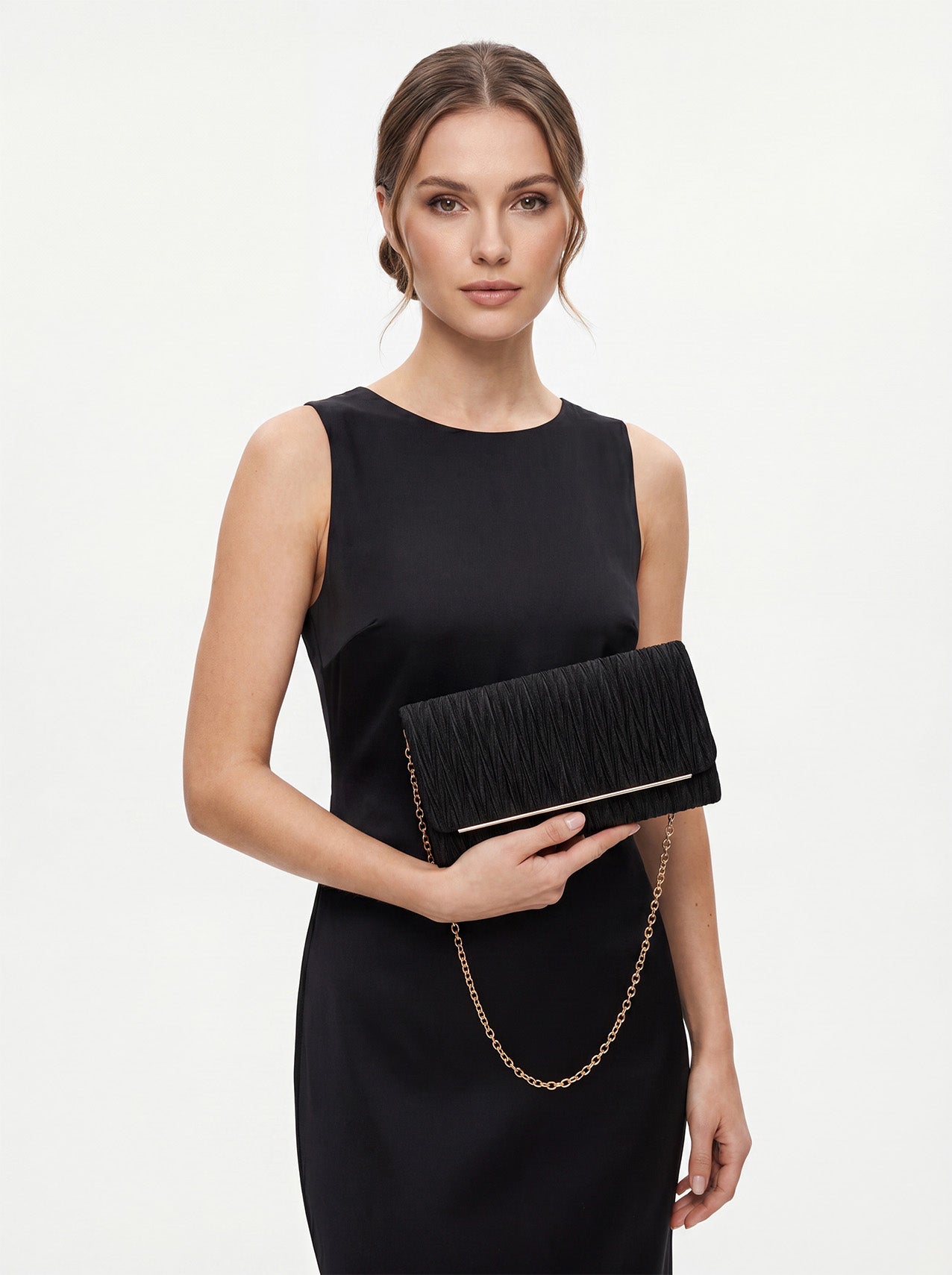 CB26200-374 Elegant Textured Clutch Bag