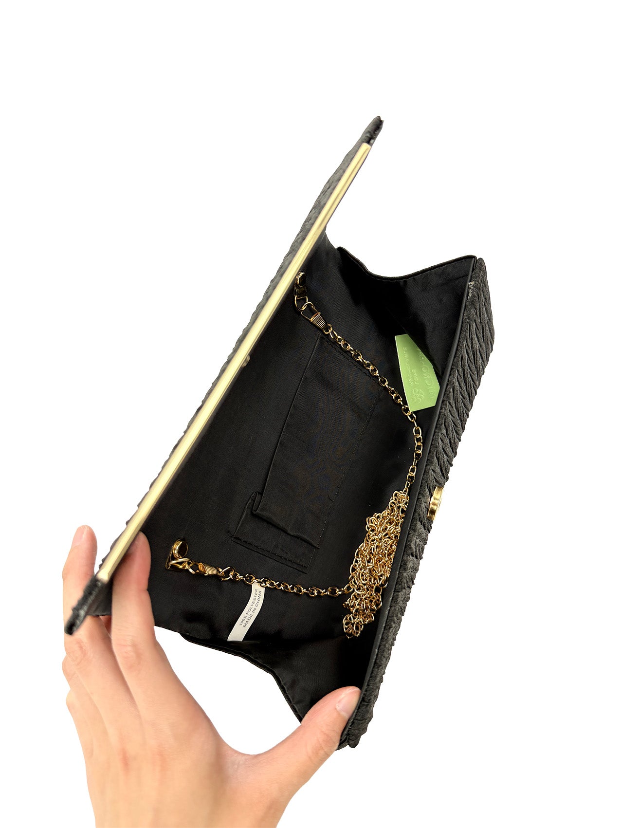 CB26200-374 Elegant Textured Clutch Bag