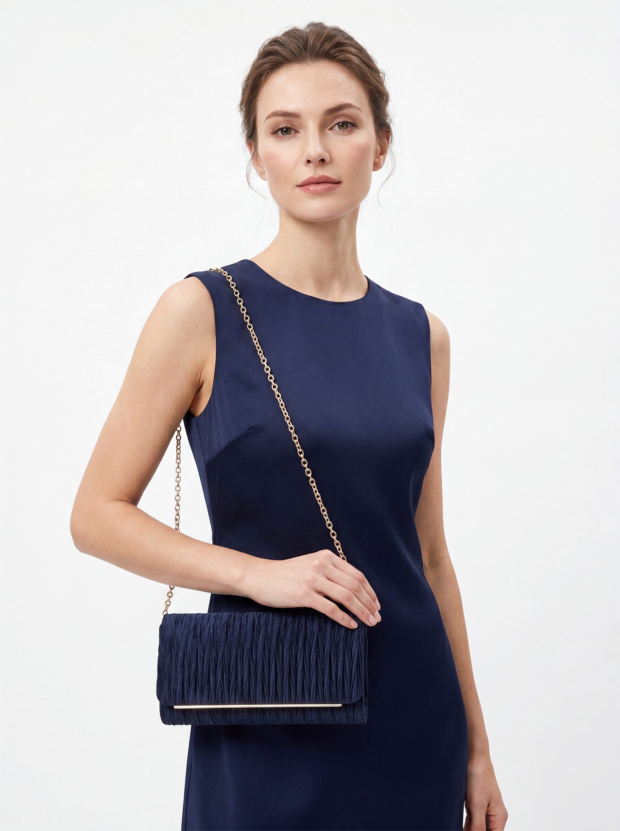 CB26200-374 Elegant Textured Clutch Bag