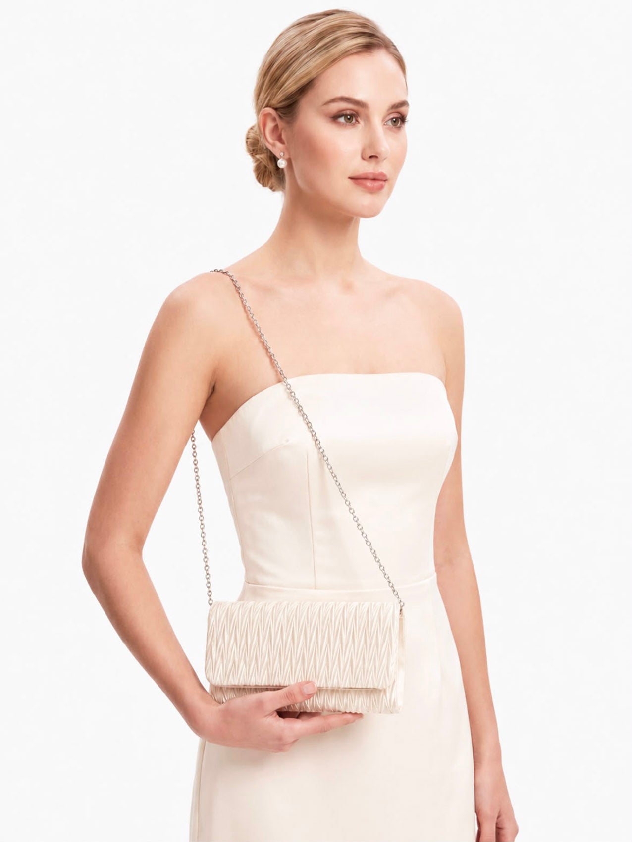 CB26200-374 Elegant Textured Clutch Bag