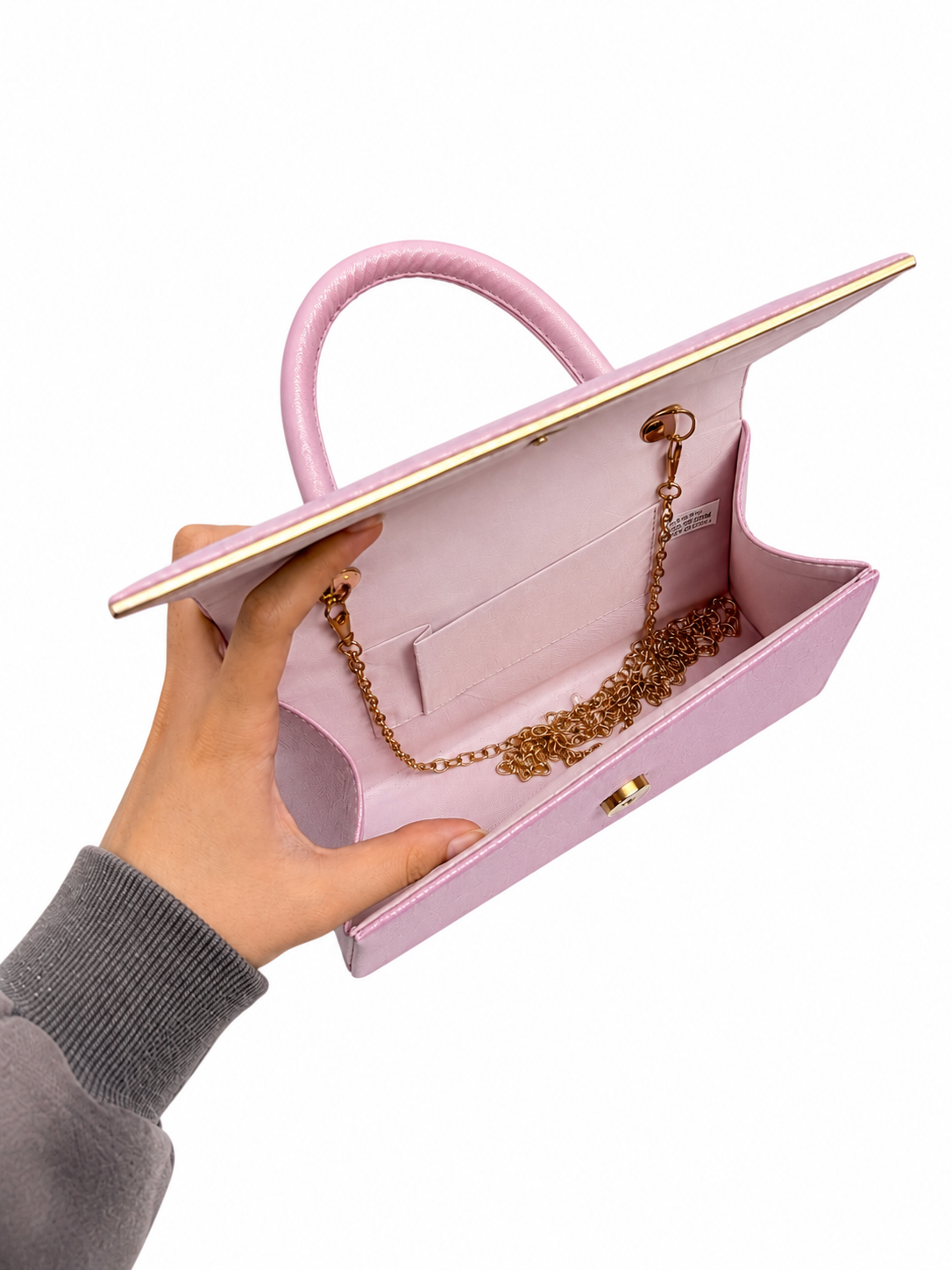 CB26210-372 Elegant Solid Colour Envelope Style Clutch Bag