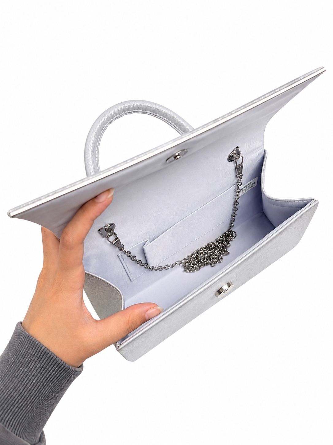 CB26210-372 Elegant Solid Colour Envelope Style Clutch Bag