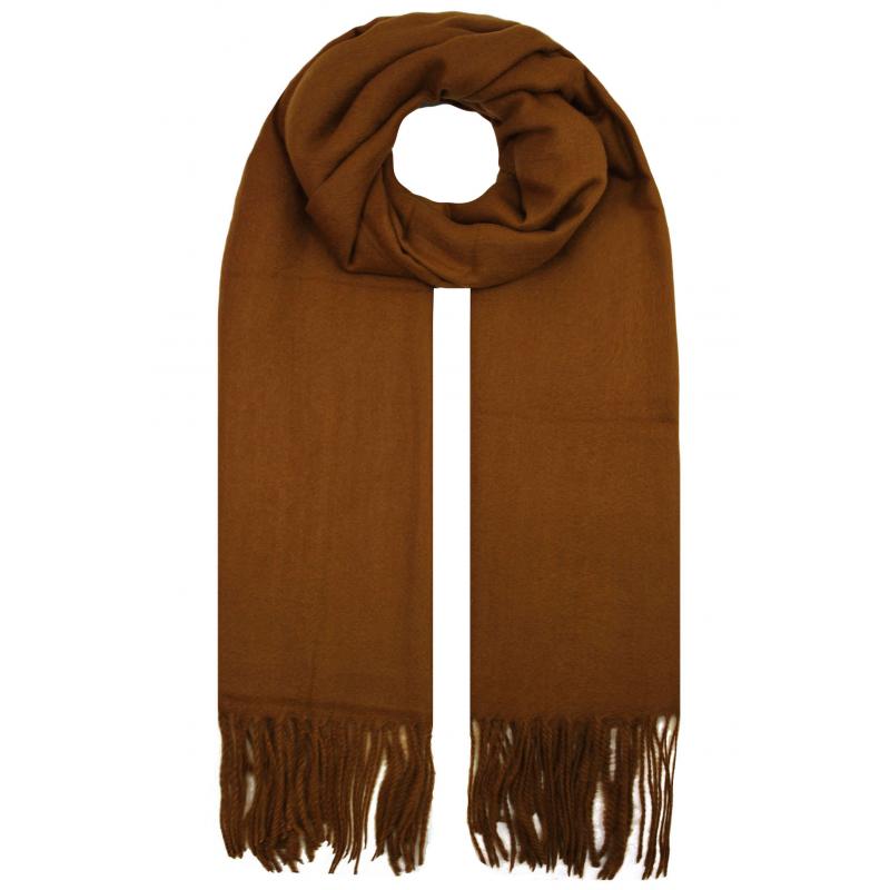 SF1990-127 Plain Colour Scarf with Tassels