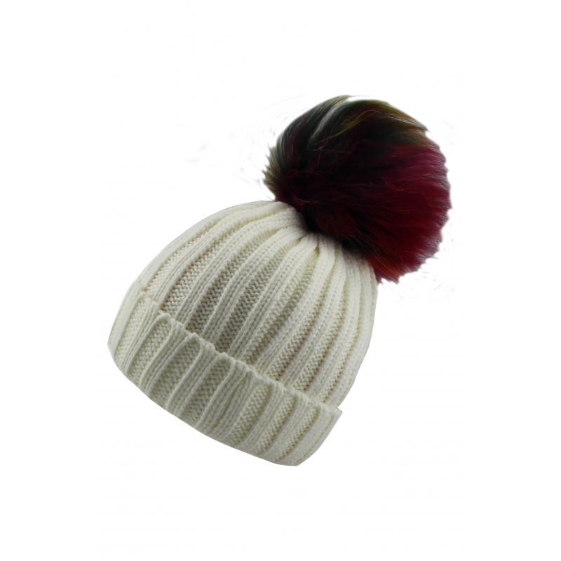 AB-15 Colourful Children's Classic Pompom Hat