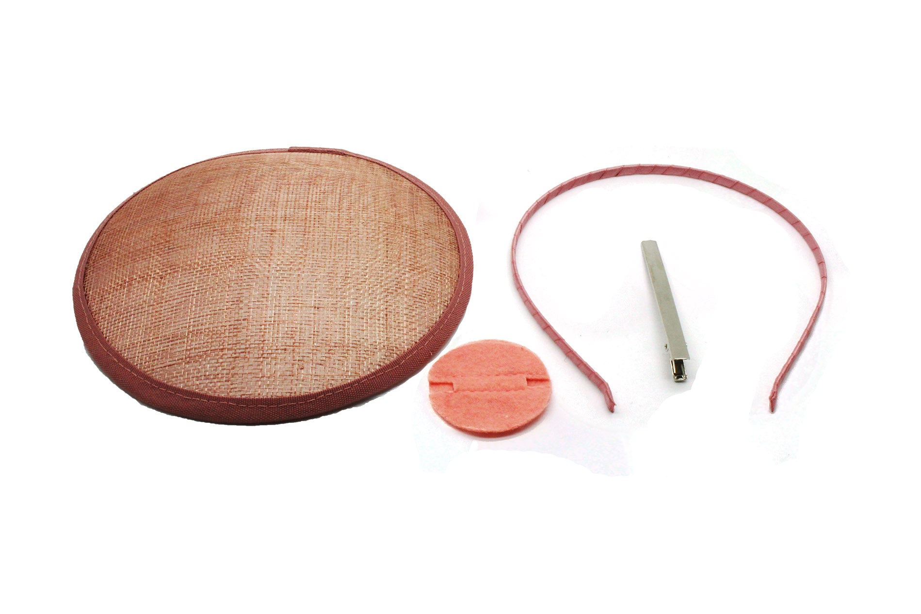 SFM1004 Small Circular Disc Shaped Fascinator Base Set (4 in 1)