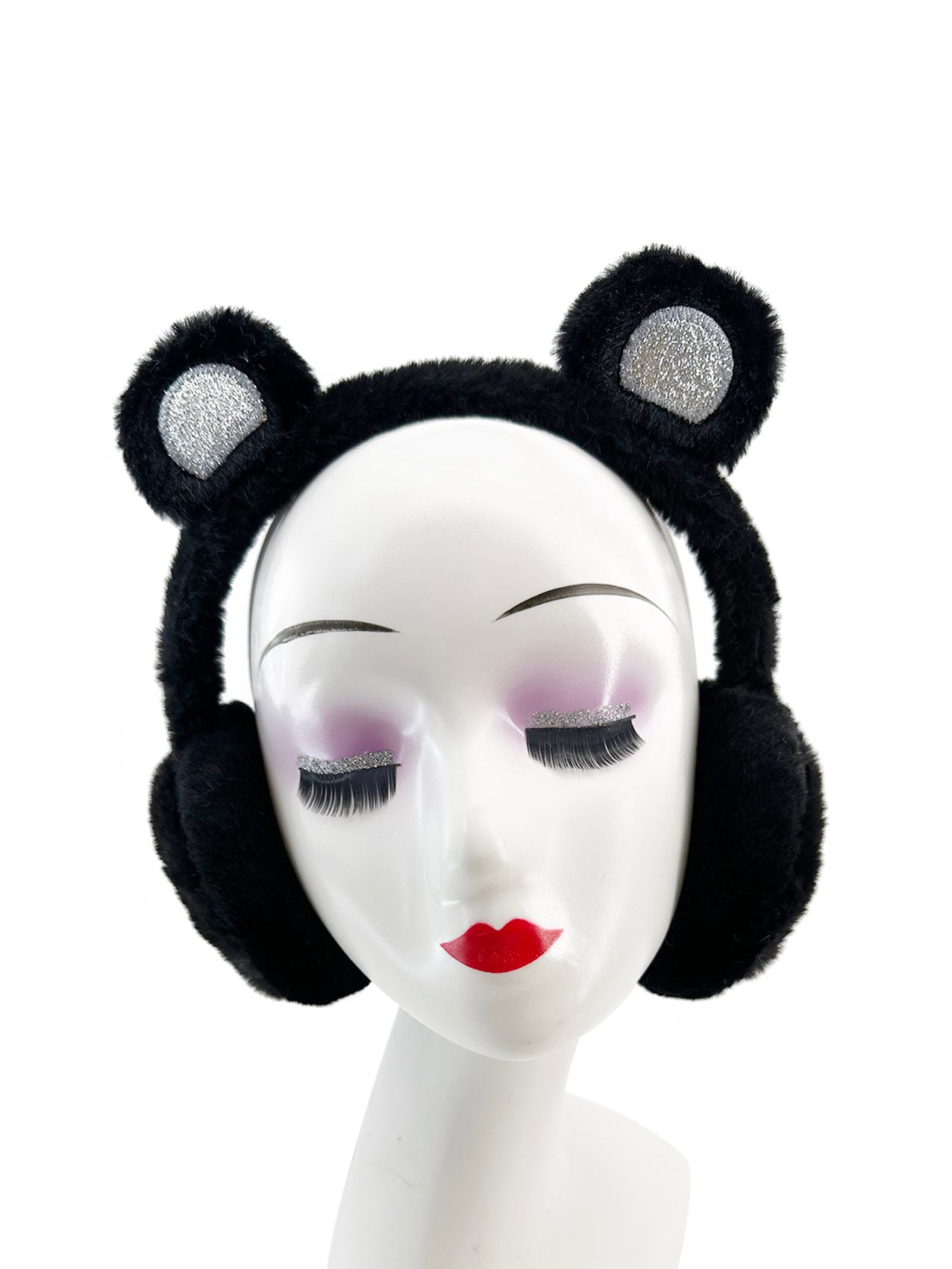 EM2445-097 Plush Earmuffs With Bear like Ears