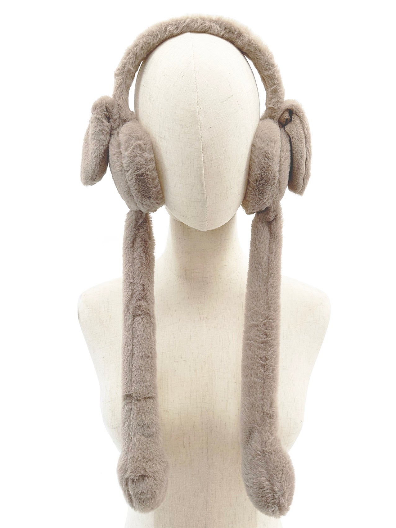 EM2478-103 Fluffy Dangling Earmuffs with Flappy Ears