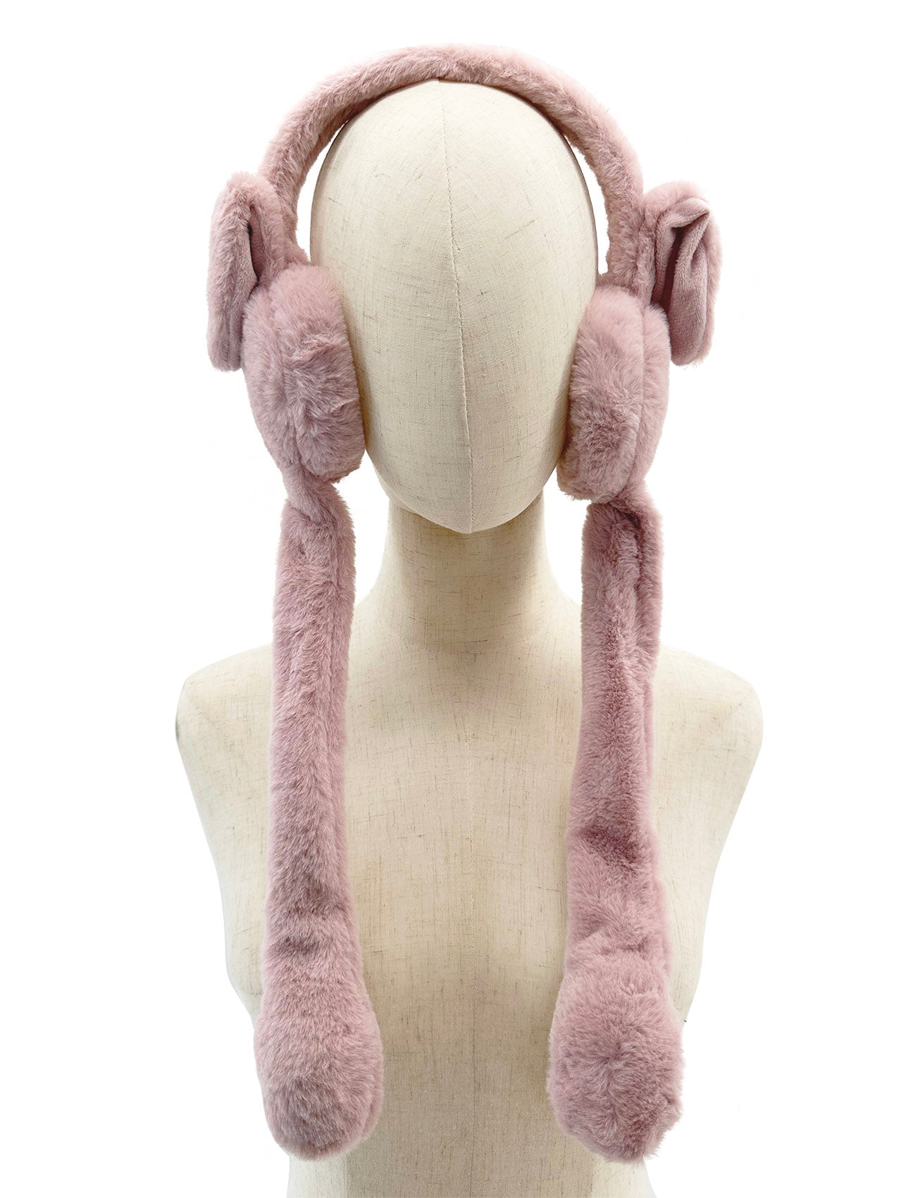 EM2478-103 Fluffy Dangling Earmuffs with Flappy Ears