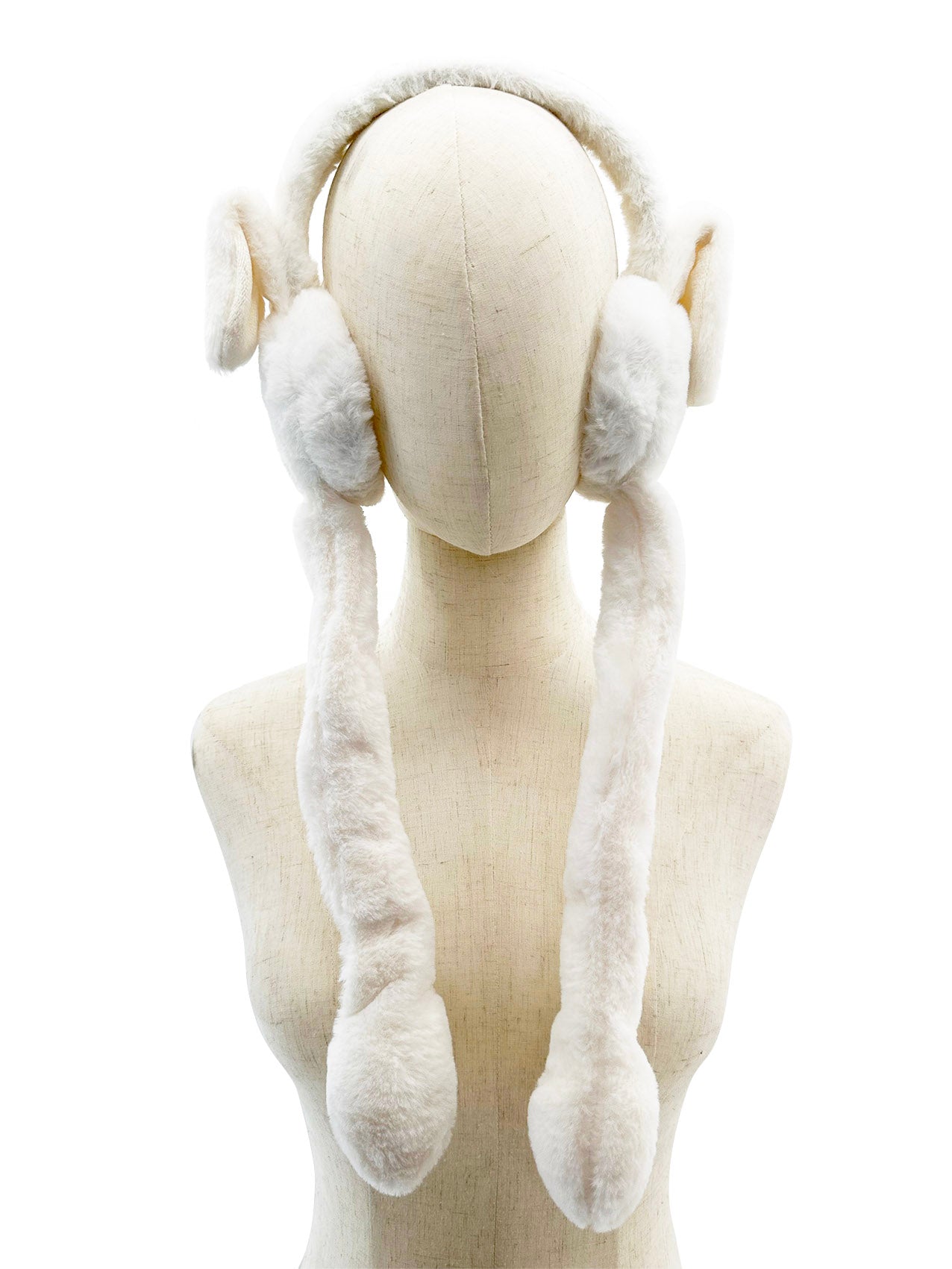 EM2478-103 Fluffy Dangling Earmuffs with Flappy Ears