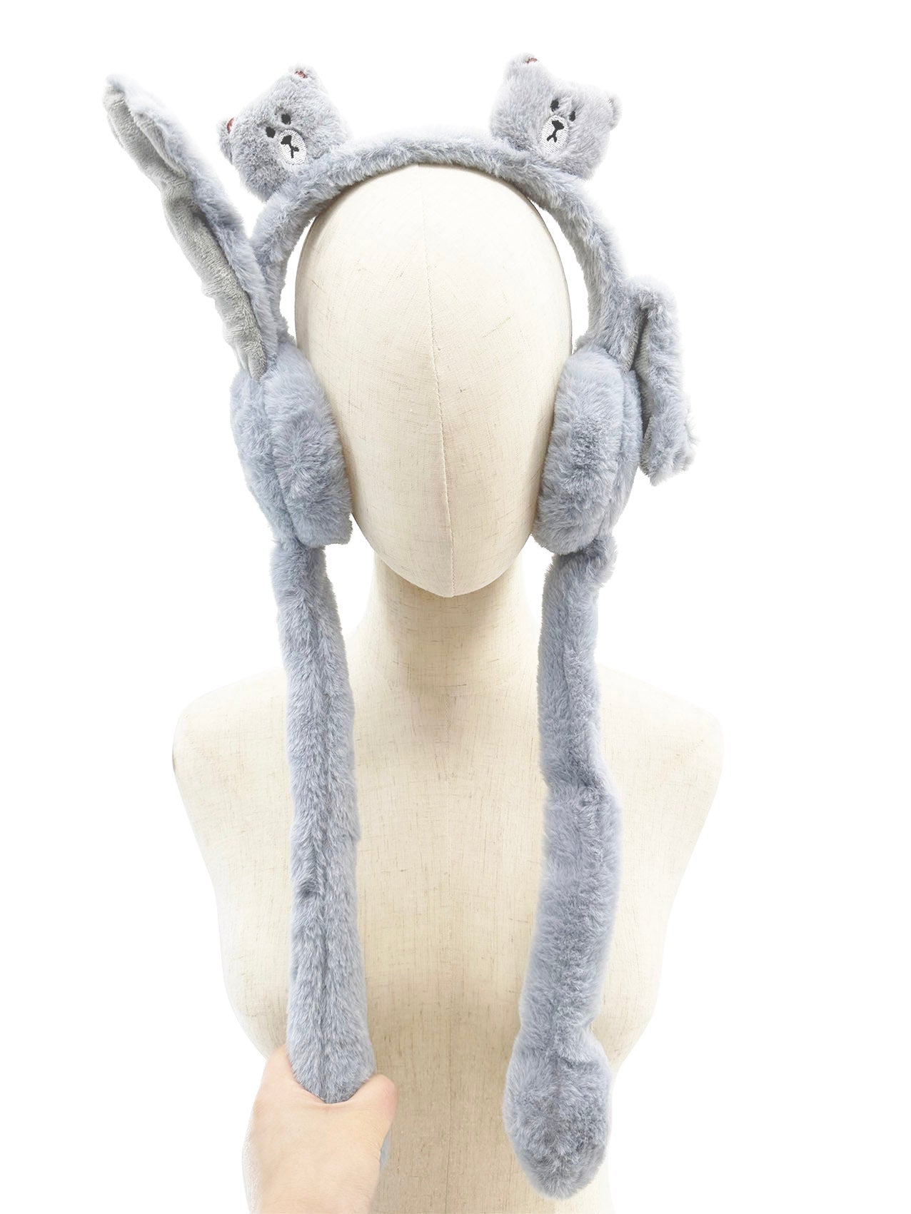 EM2498-102 Bear Earmuffs with Flappy Ears