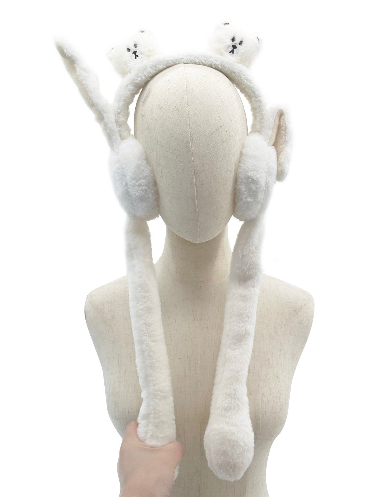 EM2498-102 Bear Earmuffs with Flappy Ears