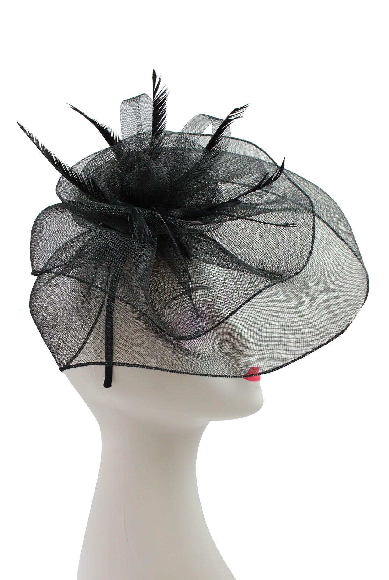 FT20128-005 Large Floaty Two-Layer Fascinator