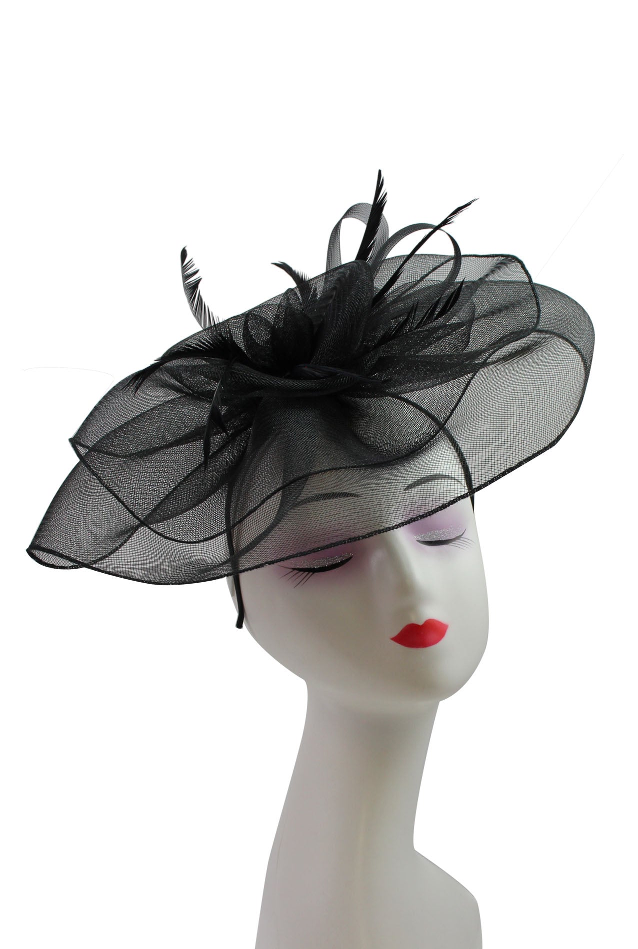 FT20128-005 Large Floaty Two-Layer Fascinator