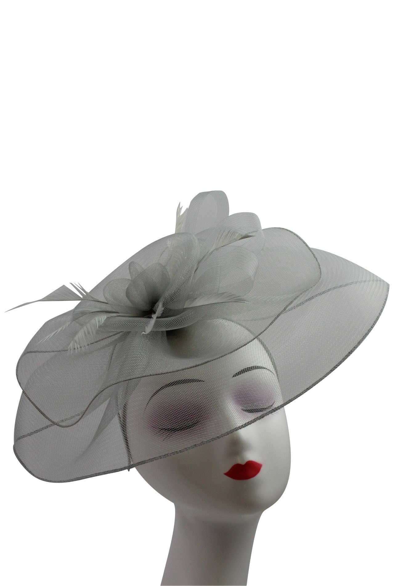 FT20128-005 Large Floaty Two-Layer Fascinator