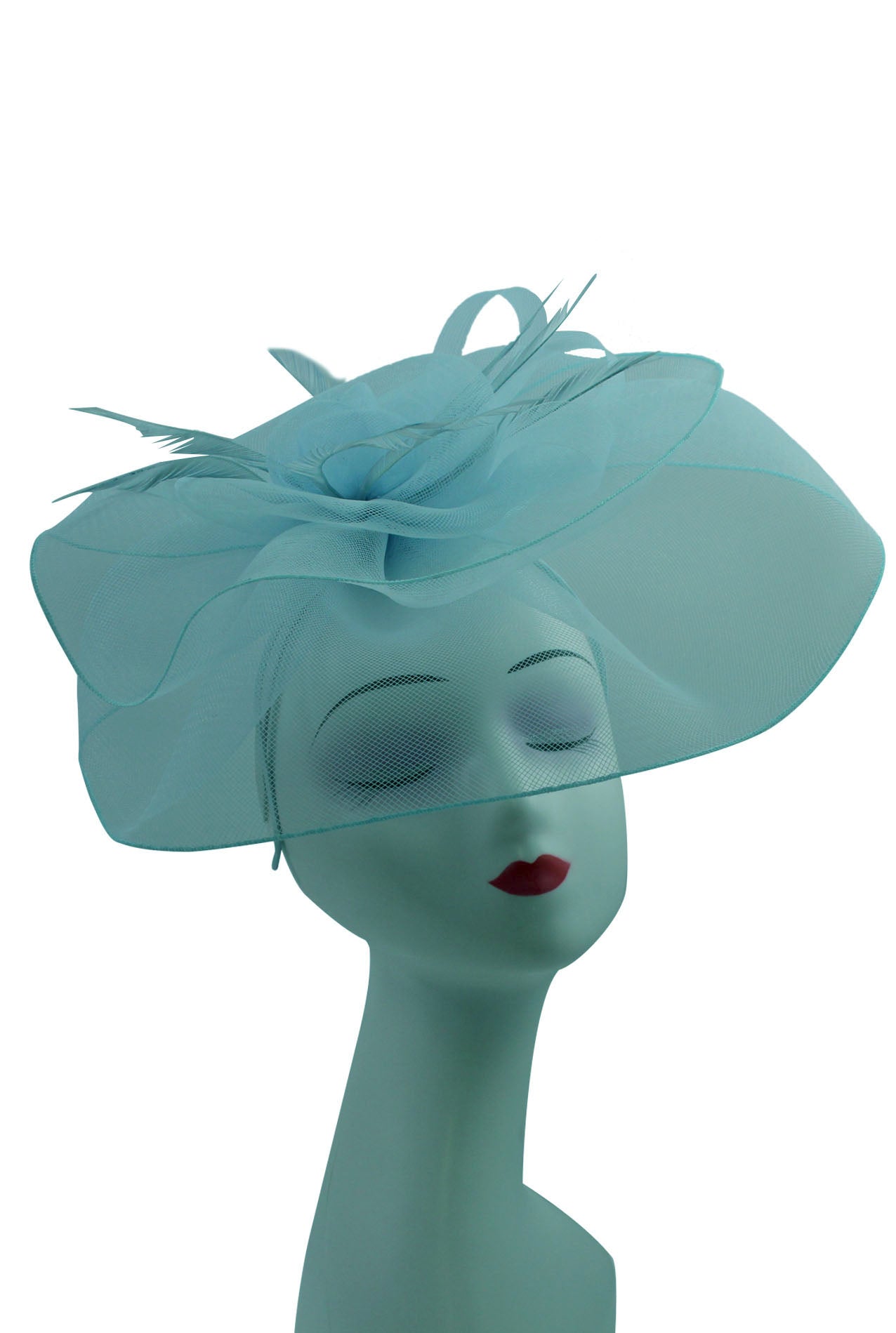 FT20128-005 Large Floaty Two-Layer Fascinator