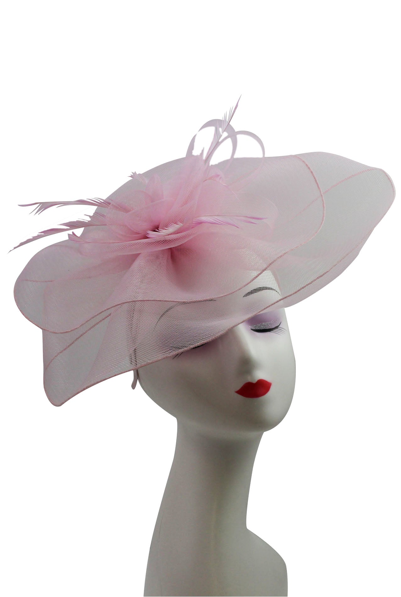 FT20128-005 Large Floaty Two-Layer Fascinator