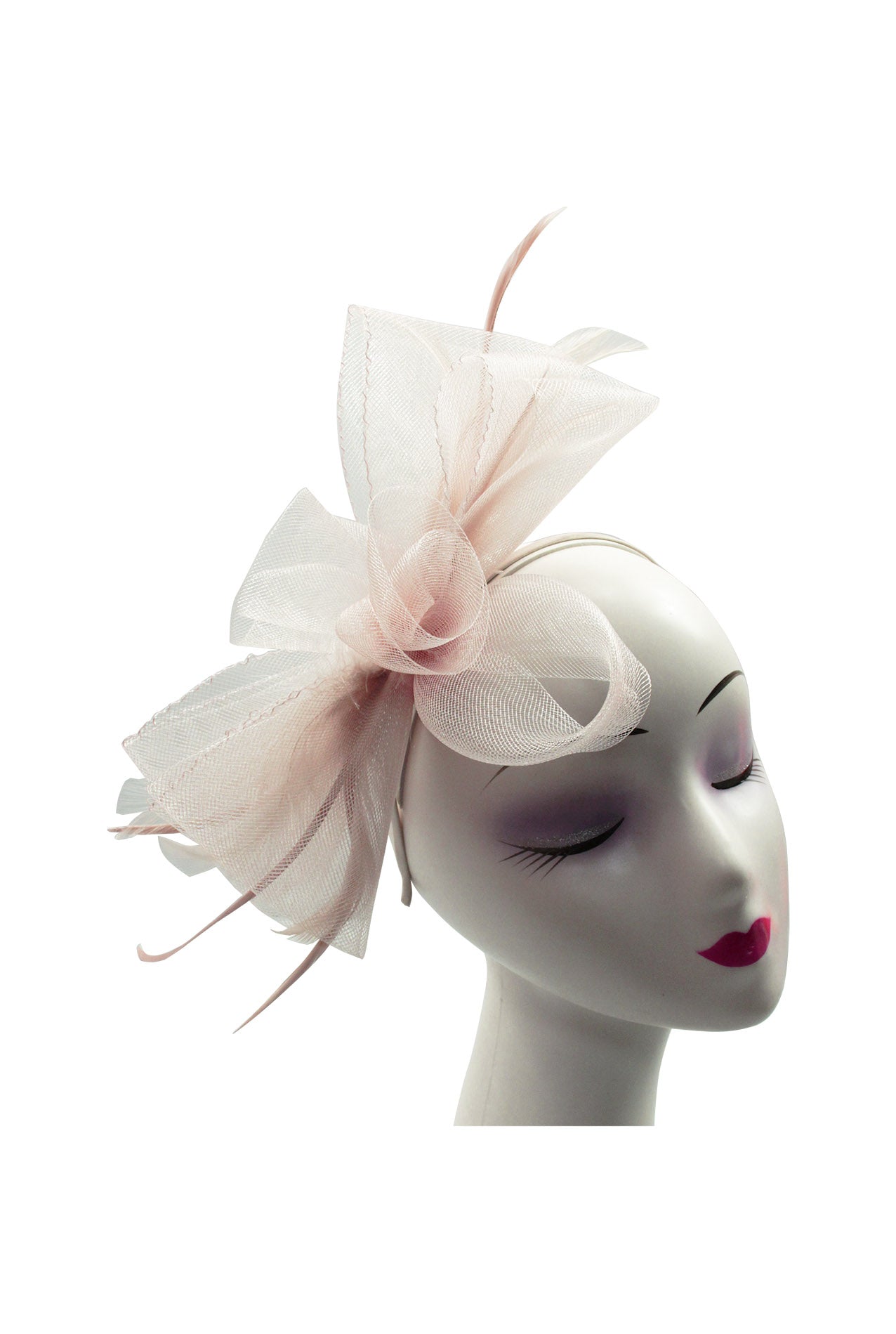 FT2060-015 Large Folded Bow Knot Fascinator