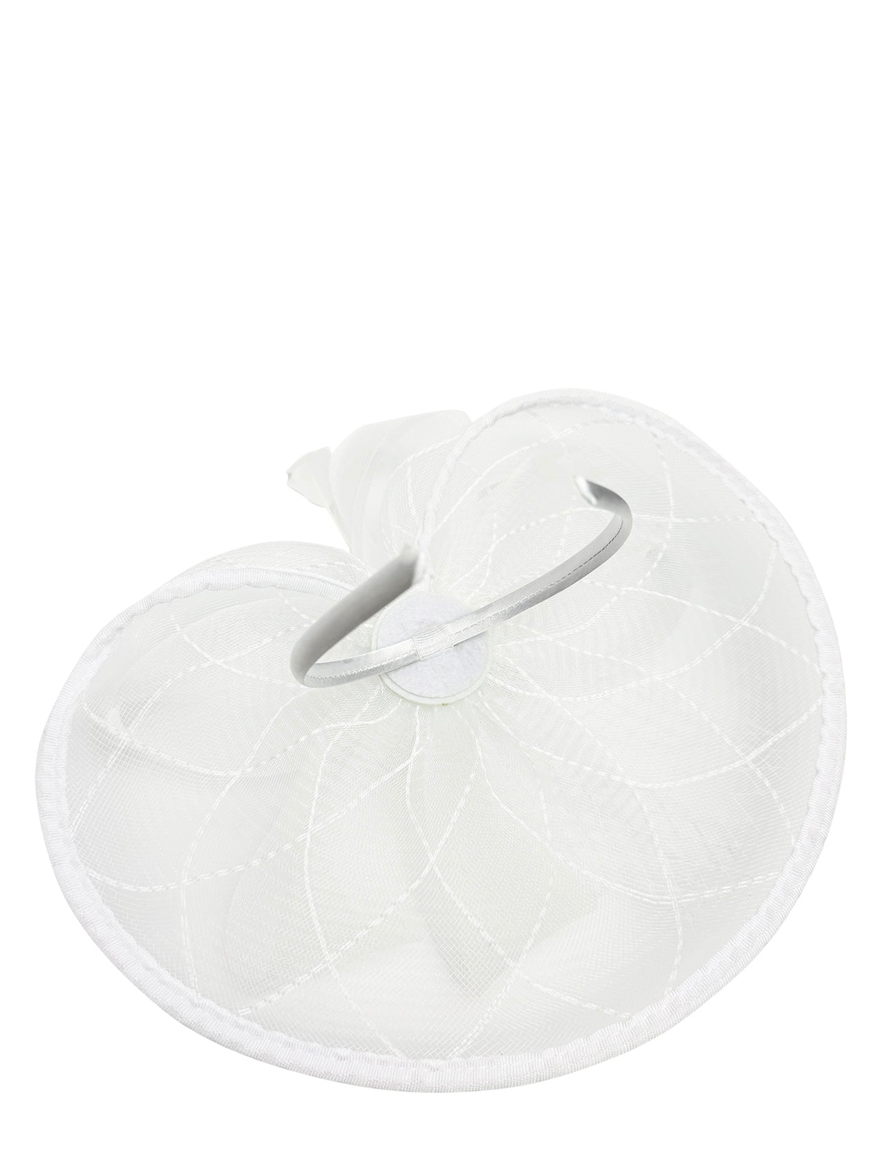 FT2511 Feathers and Mesh Detailing Fascinator