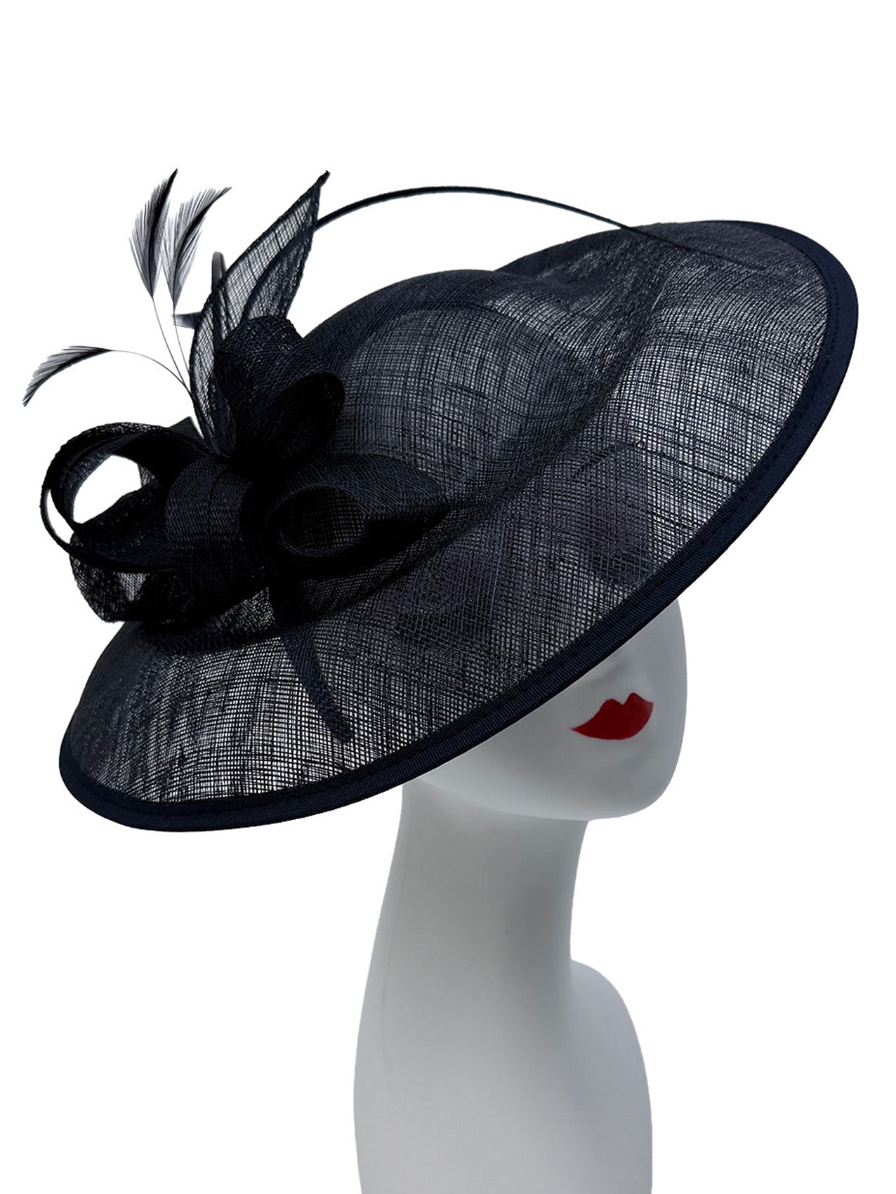FT26400 Large Round Fascinator Hat