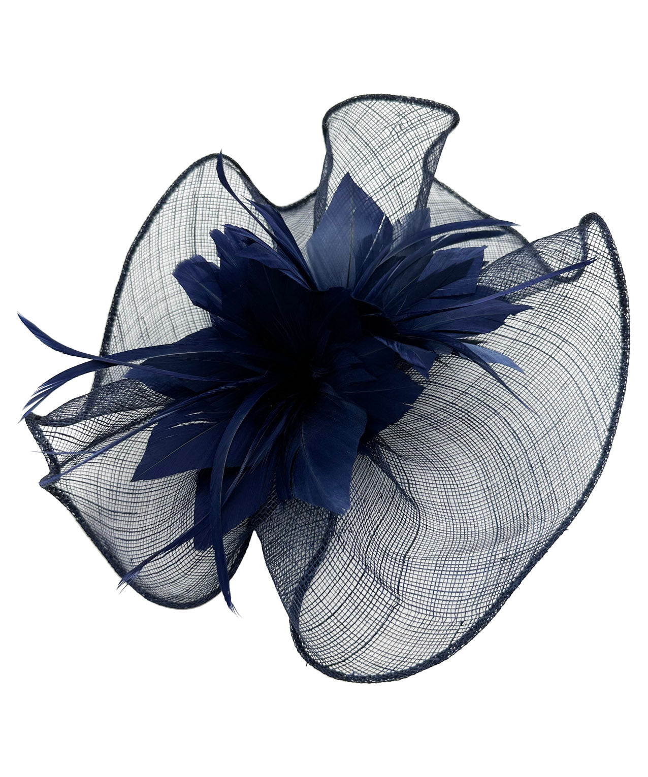 FT3225 Lotus Flower with A Feathers Burst Fascinator