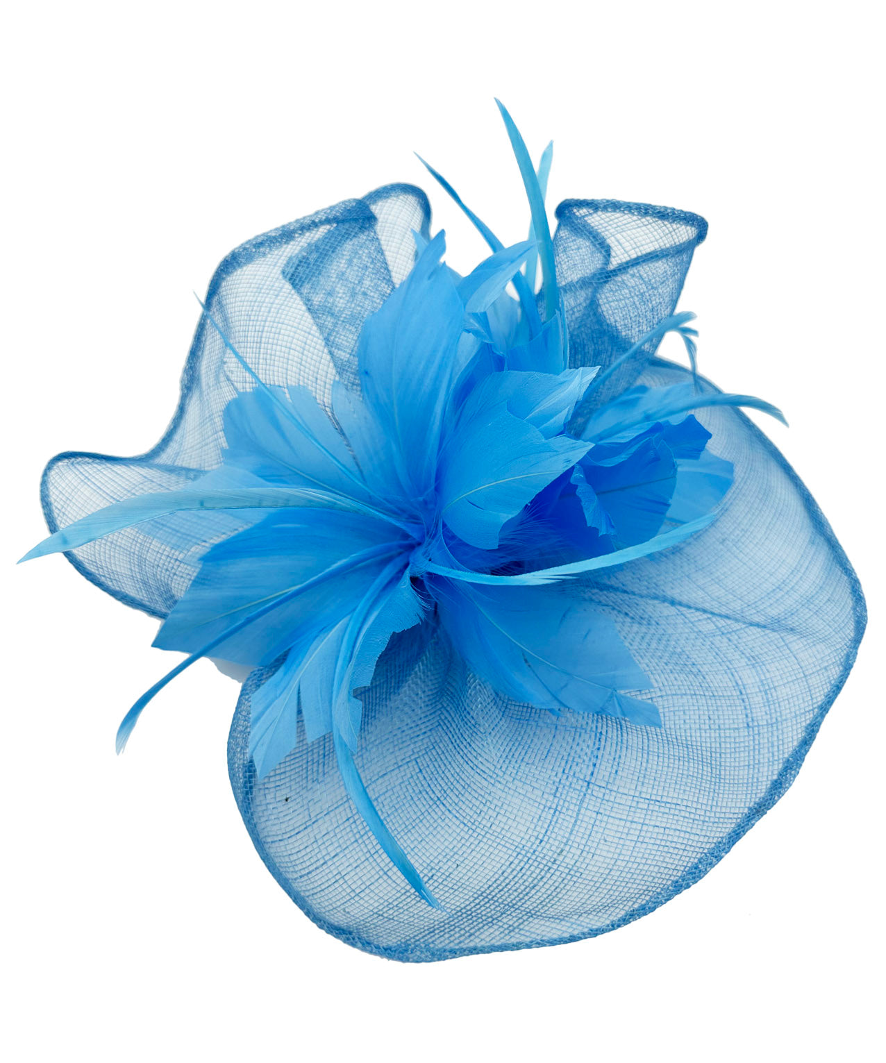 FT3225 Lotus Flower with A Feathers Burst Fascinator