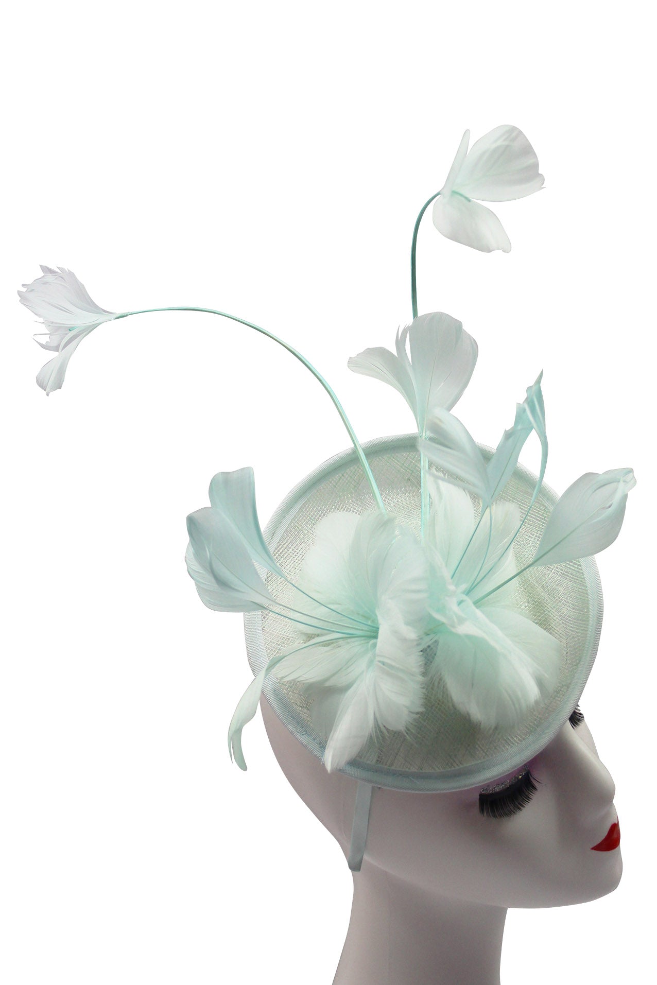 FT3246 High-Rise Popping Flower Branches Fascinator