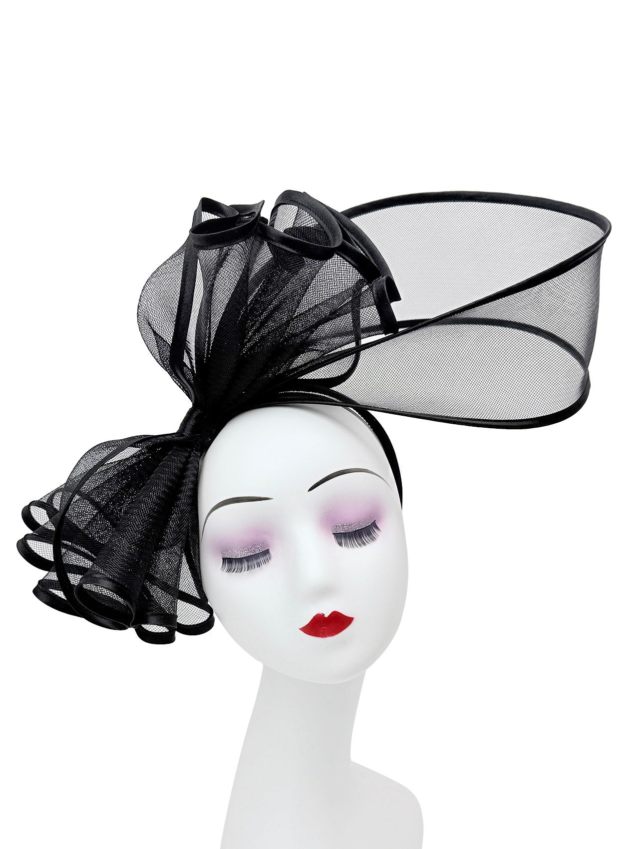 FT61500 Large Stylish Loopy Fascinator