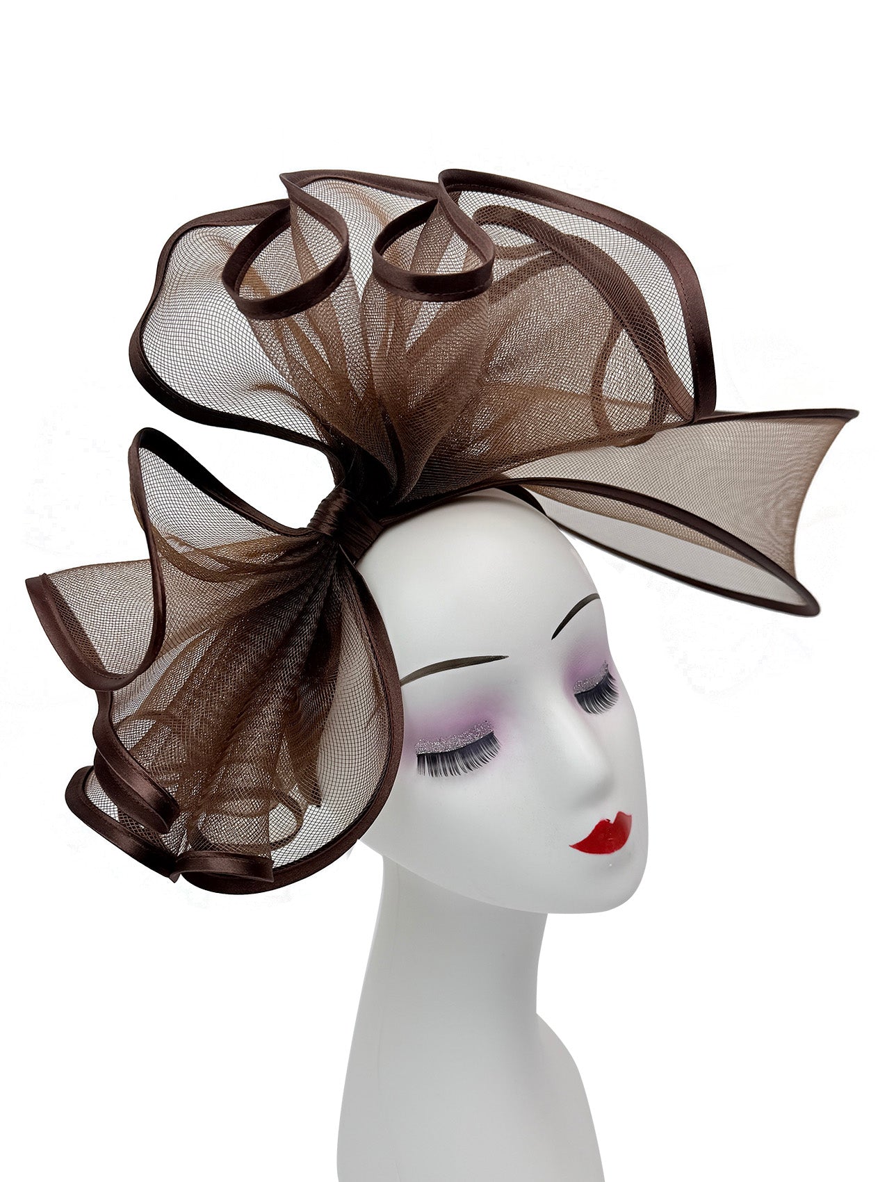 FT61500 Large Stylish Loopy Fascinator