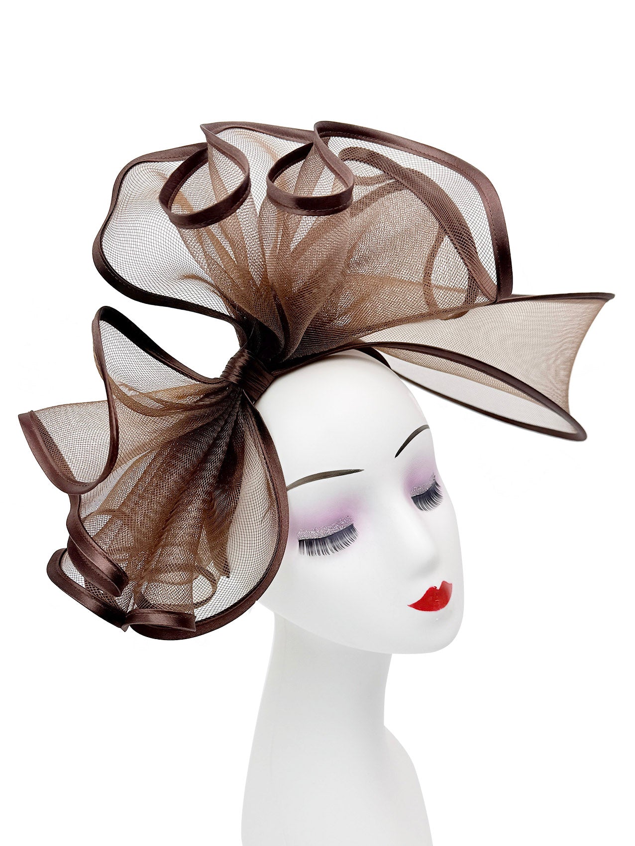 FT61500 Large Stylish Loopy Fascinator