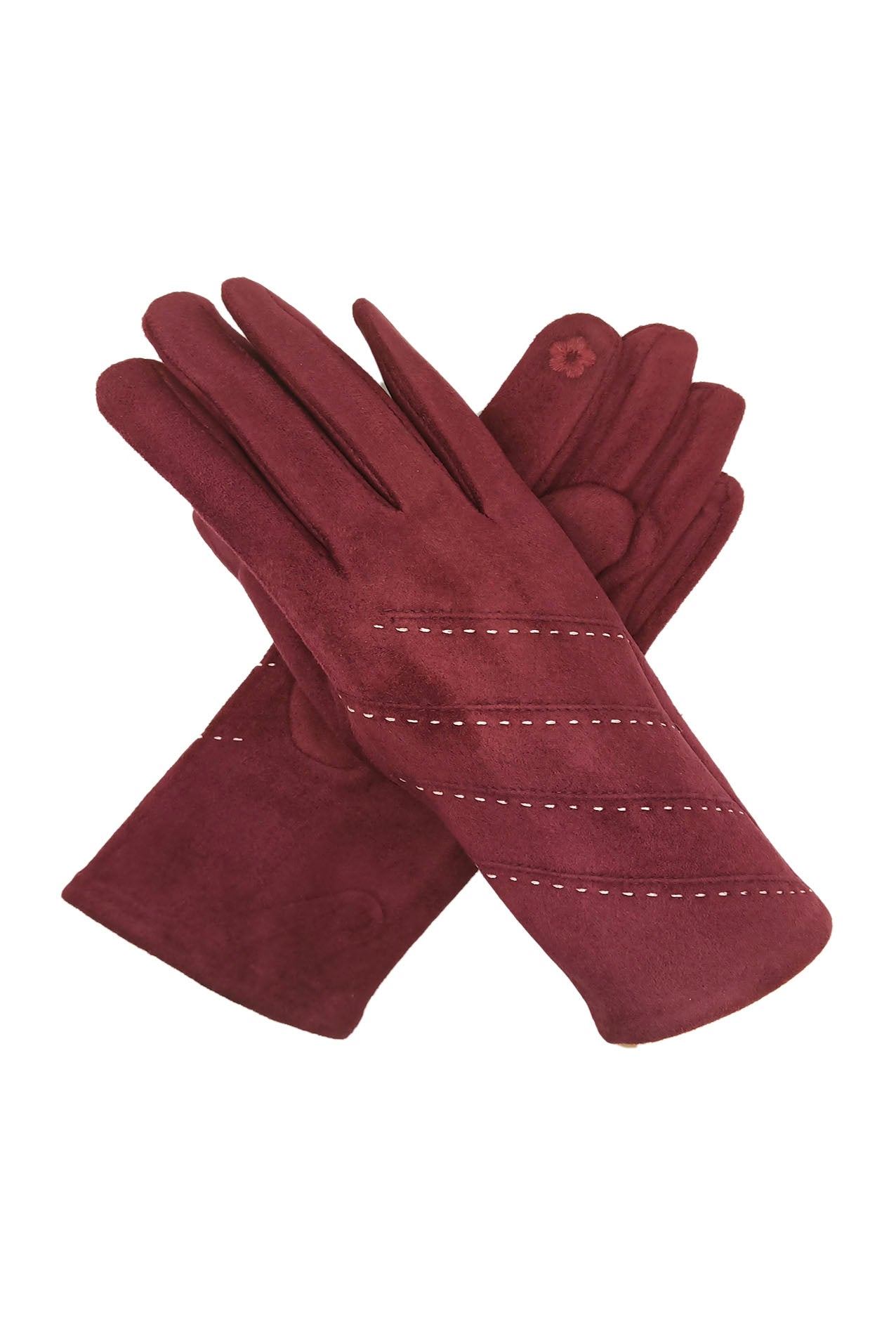 GV1978-114 Colour Fashion Gloves with Stich Detailing