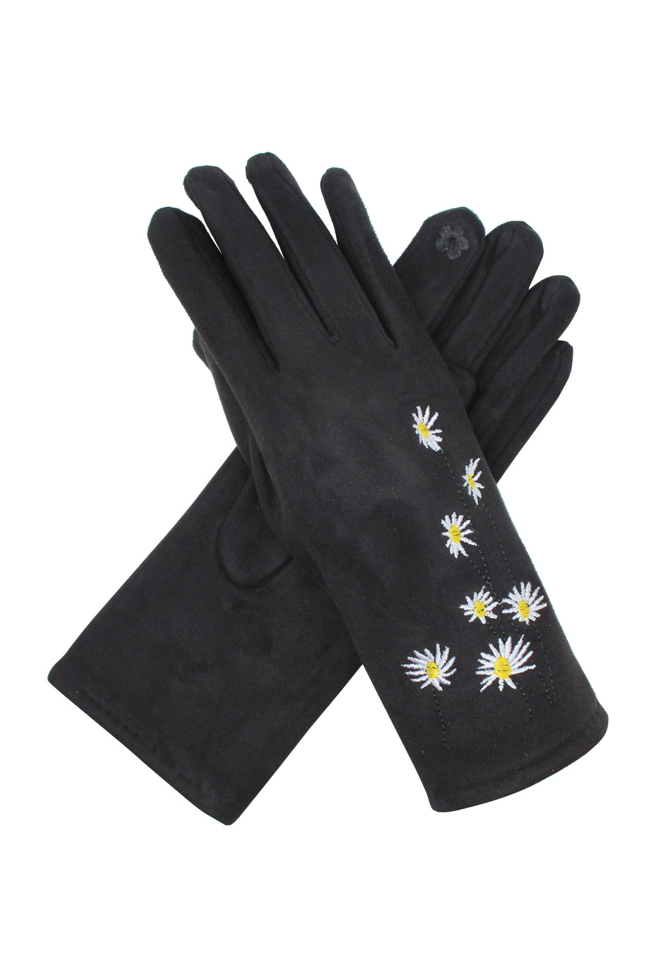 GV2078-234 Cotton Mix Gloves With Small Flower Print