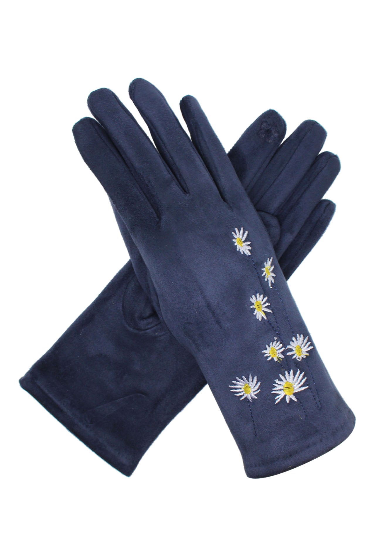 GV2078-234 Cotton Mix Gloves With Small Flower Print