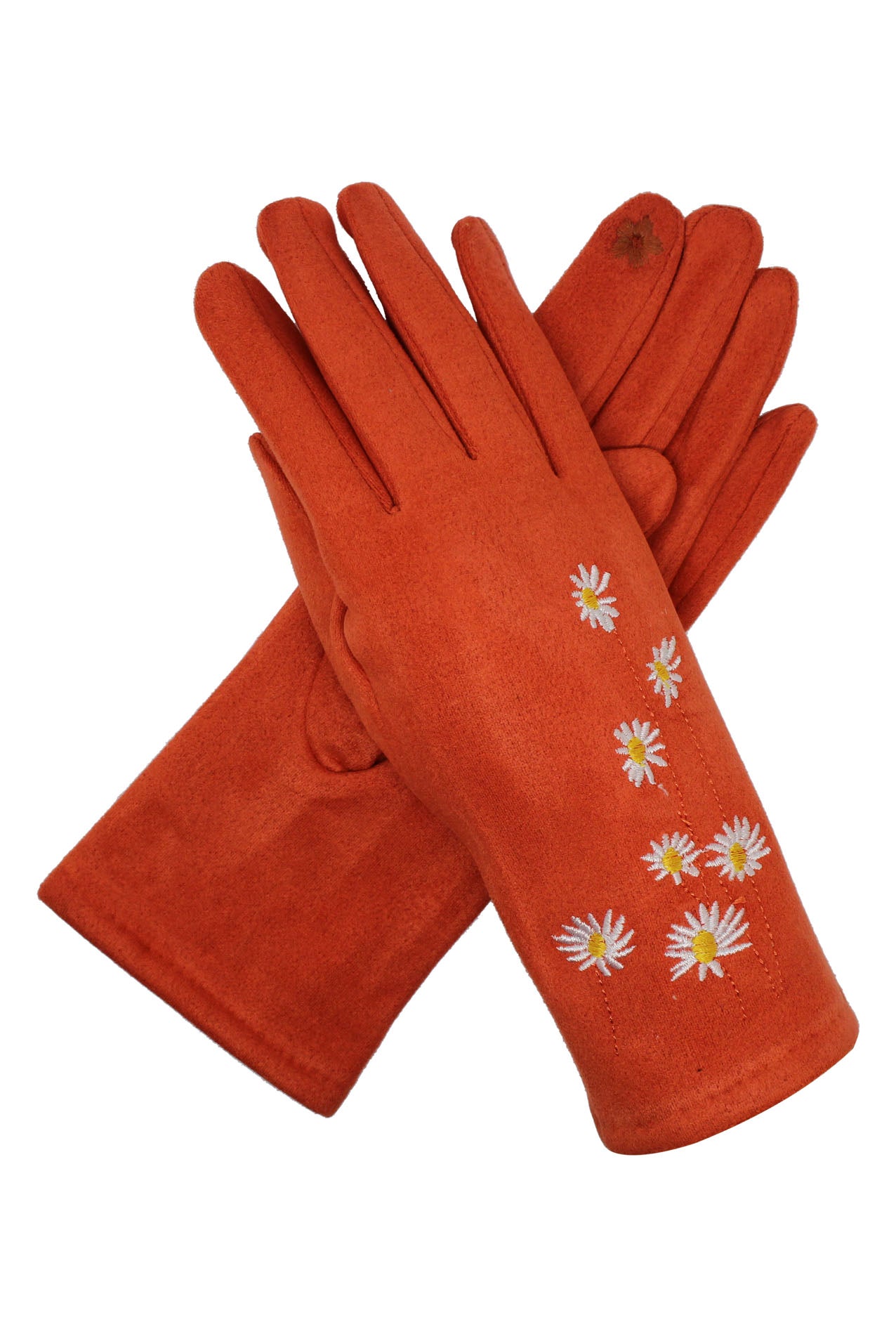 GV2078-234 Cotton Mix Gloves With Small Flower Print