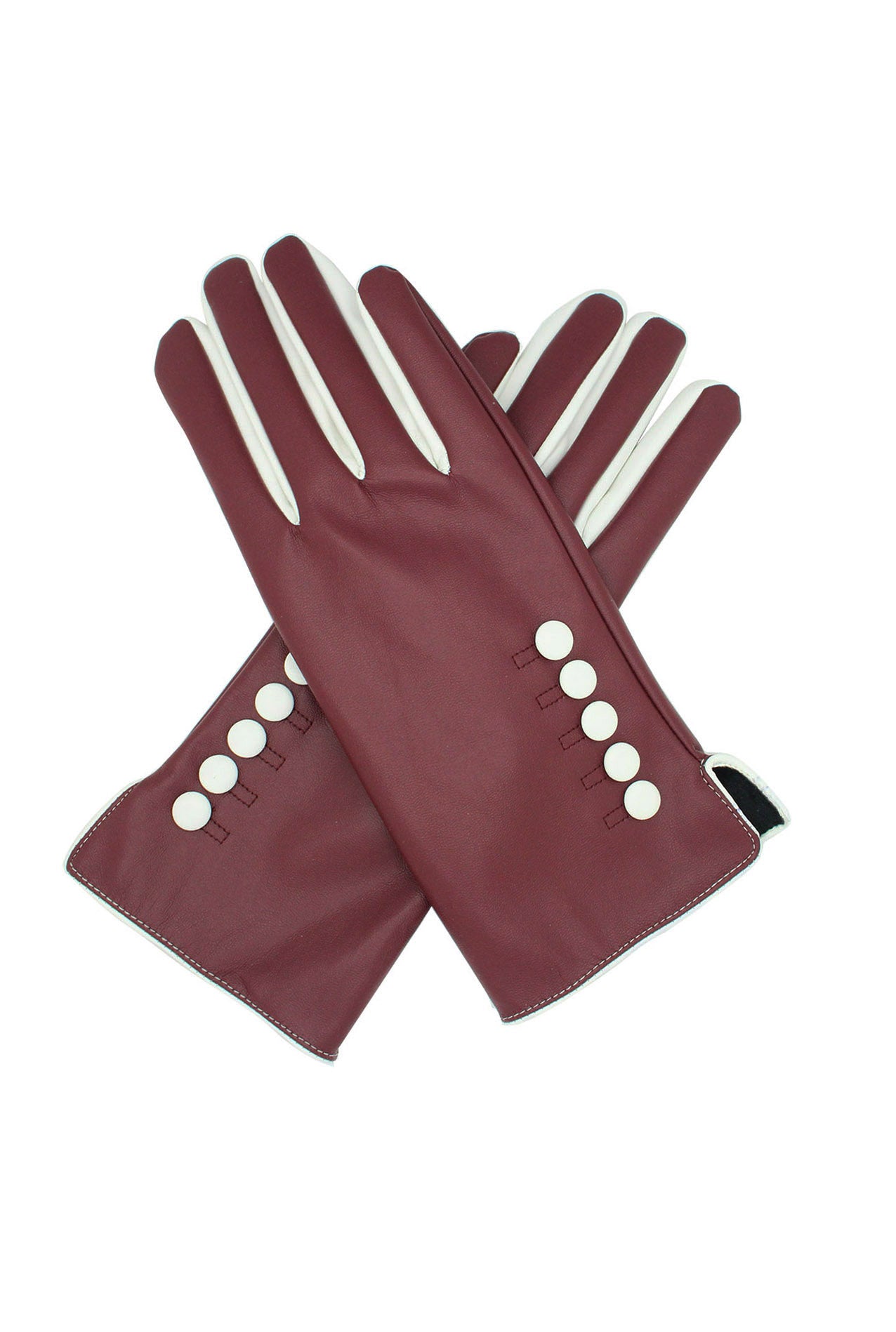 GV2086-236 Colourful Thermal Fashion Gloves with Button Detail