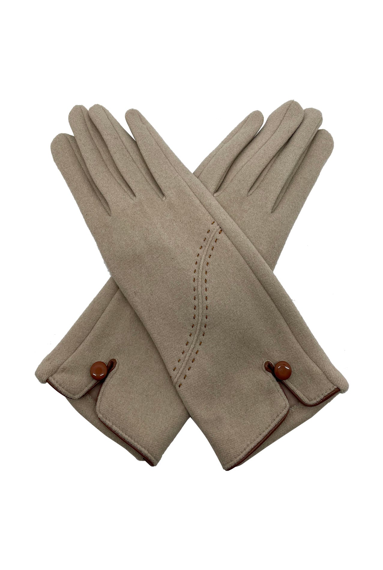 GV2175-641 Thermal Gloves with Stitch and Button Detail