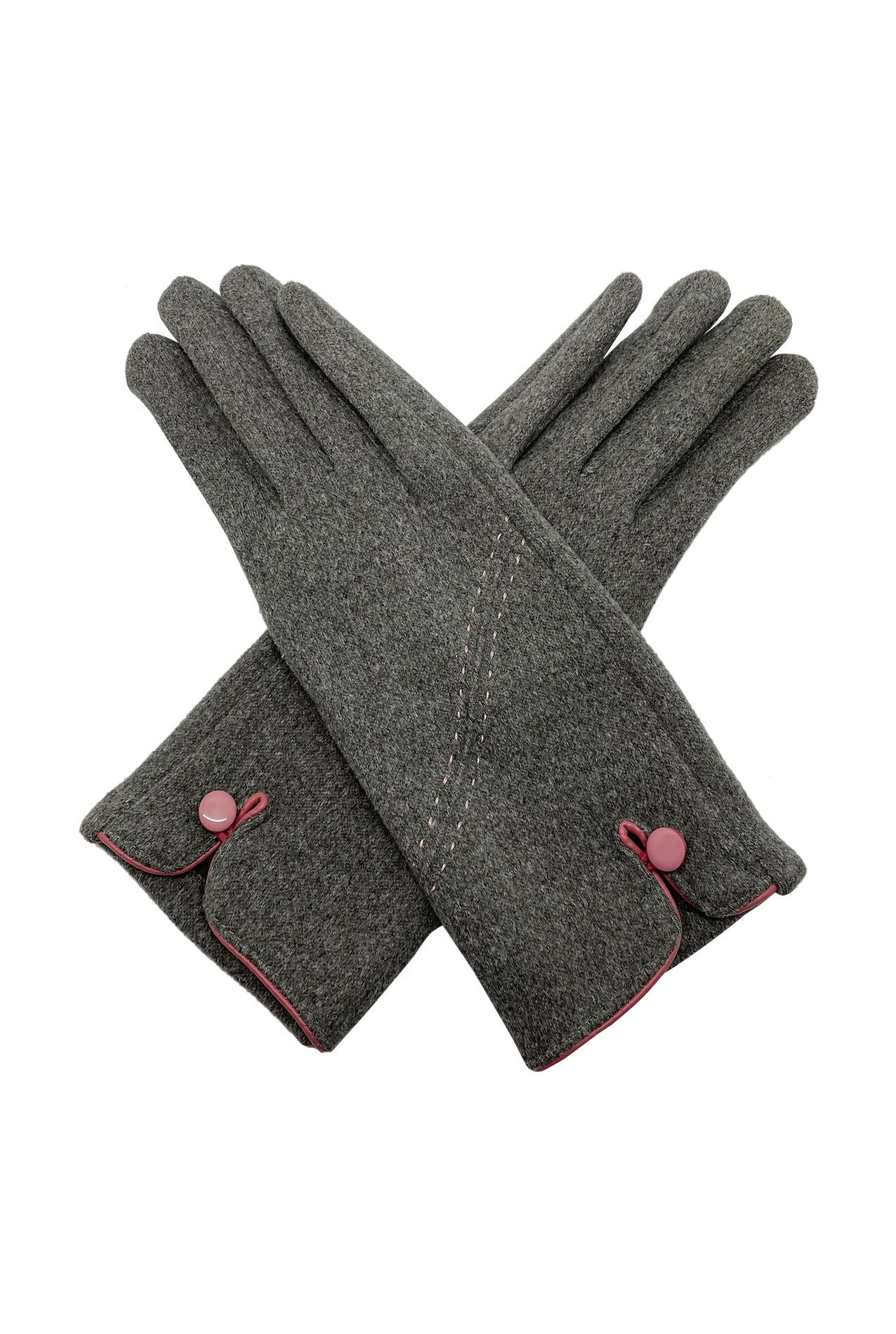 GV2175-641 Thermal Gloves with Stitch and Button Detail