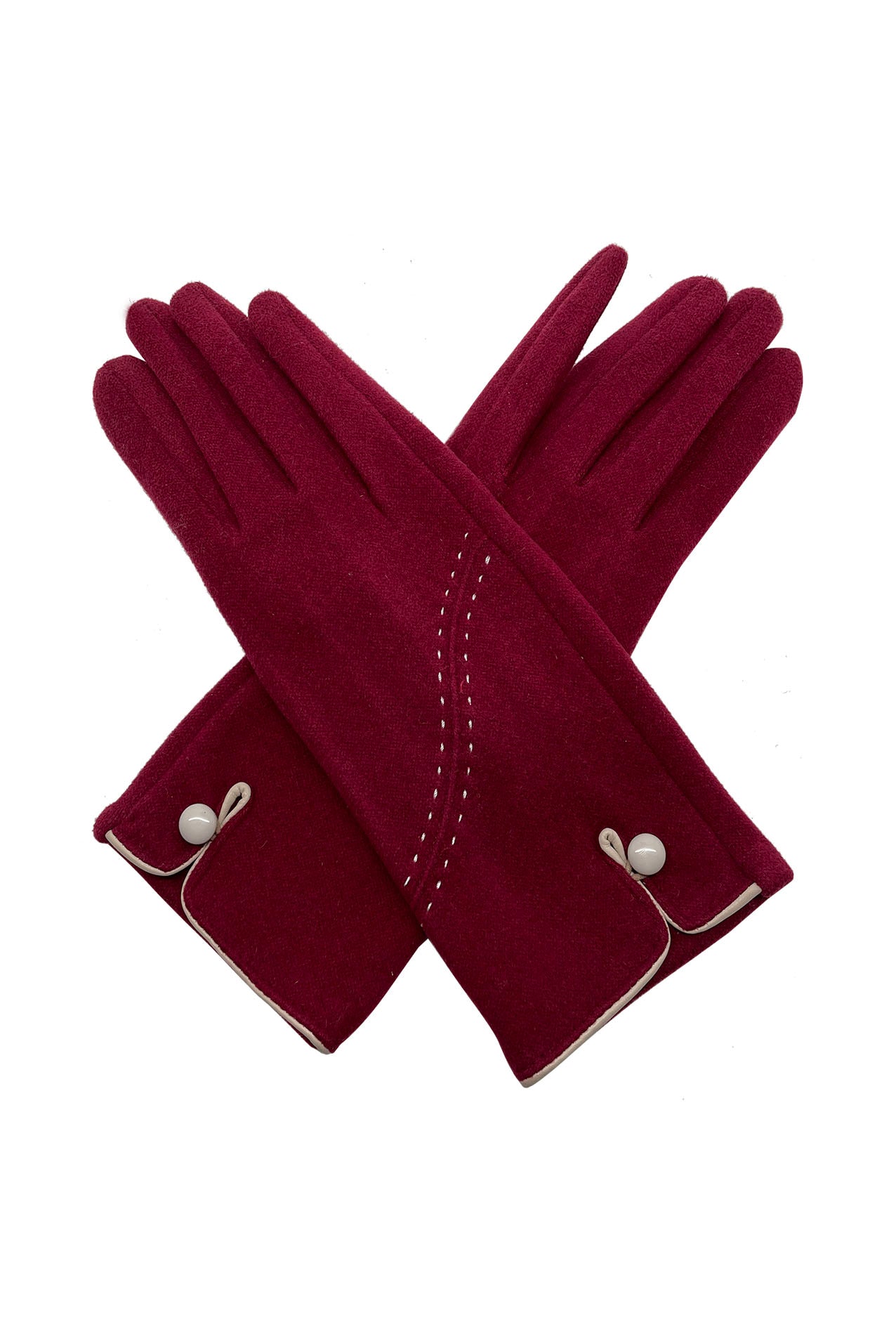 GV2175-641 Thermal Gloves with Stitch and Button Detail