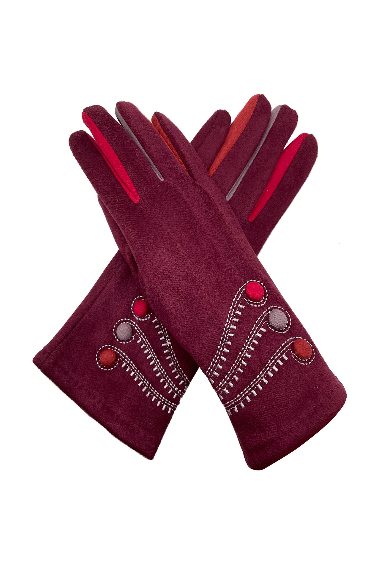 GV2180-639 Fleece Lined Colourful Fashion Gloves