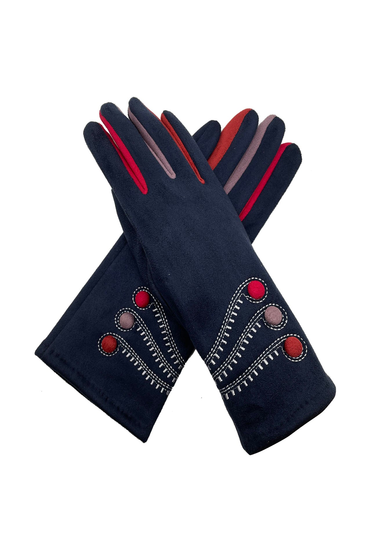 GV2180-639 Fleece Lined Colourful Fashion Gloves