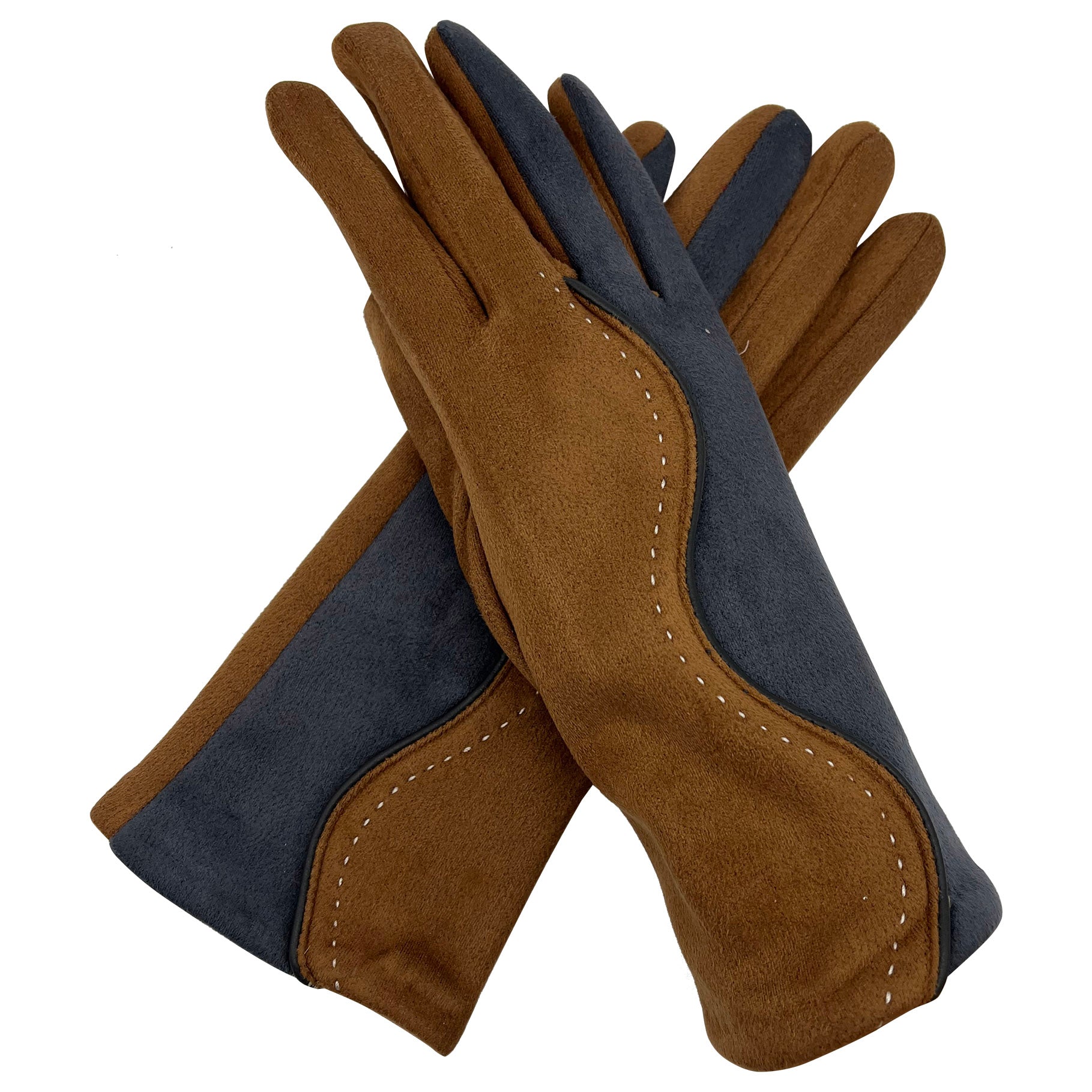 GV2283-772 Multicolour Gloves with Stitch Detail