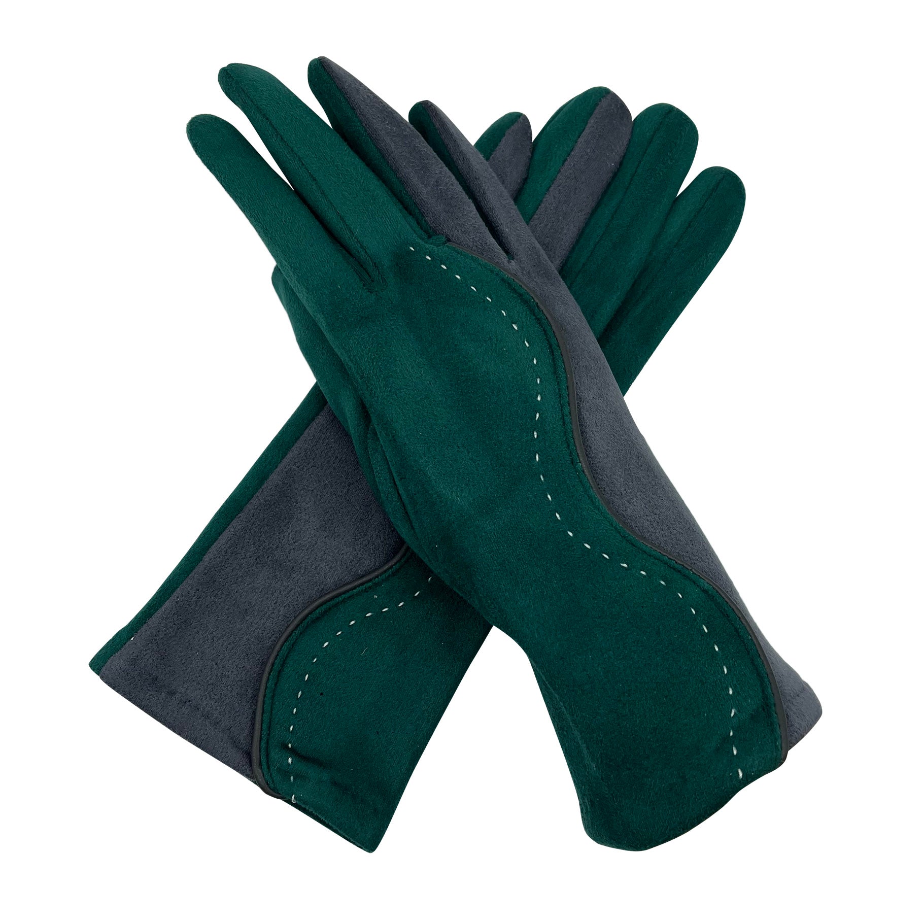 GV2283-772 Multicolour Gloves with Stitch Detail