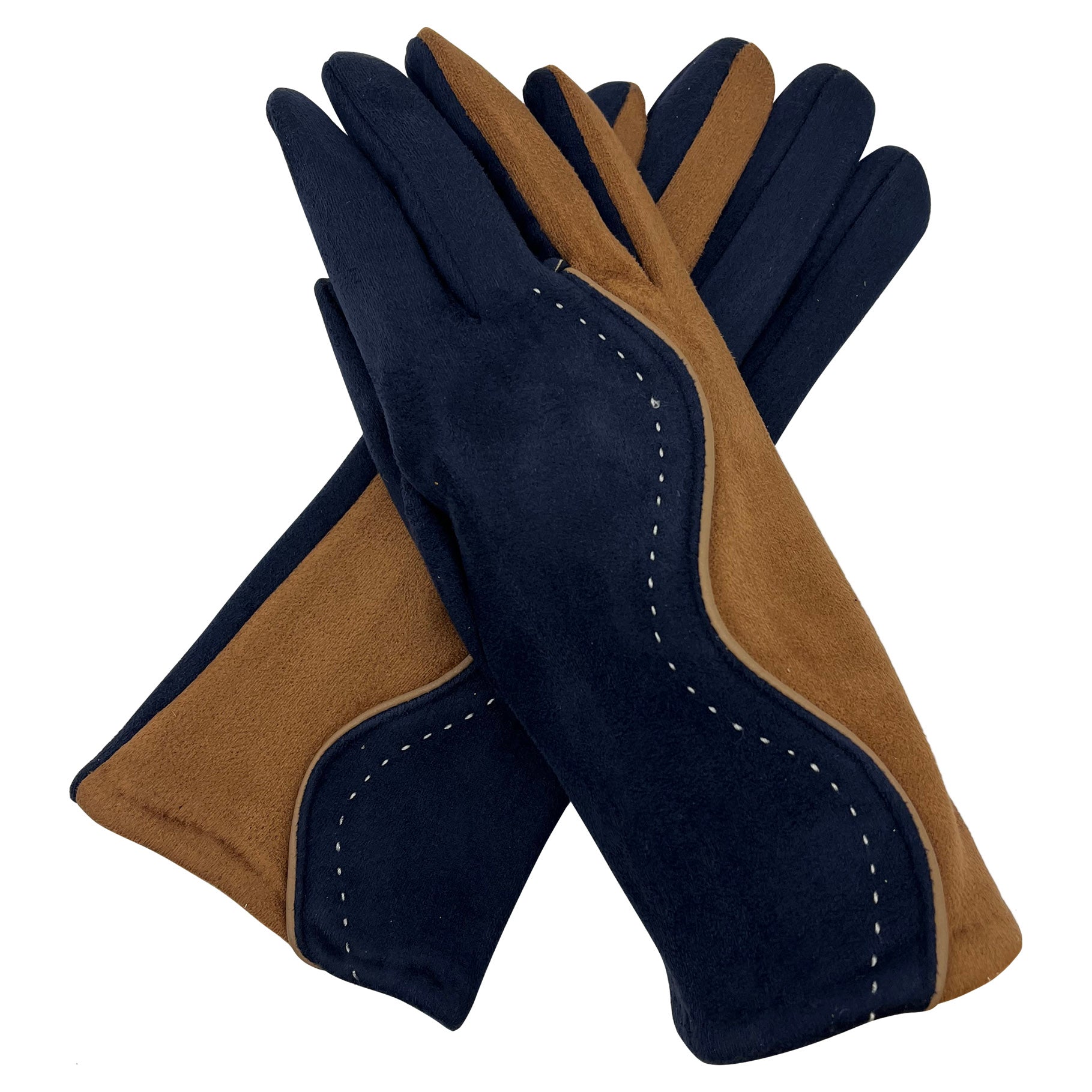 GV2283-772 Multicolour Gloves with Stitch Detail