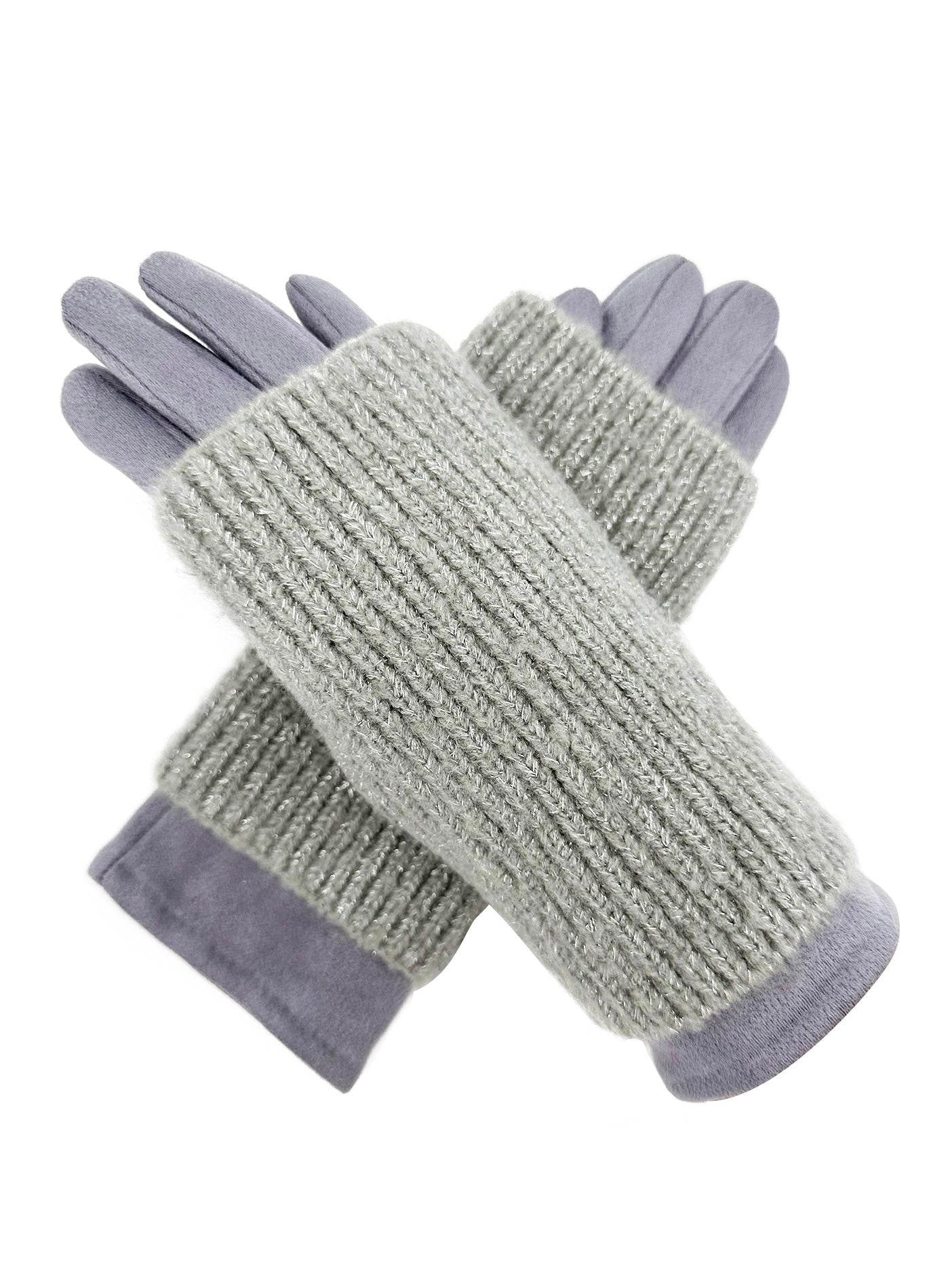 GV2412-078 2 in 1 Plain Colour Layered Touch Screen Gloves