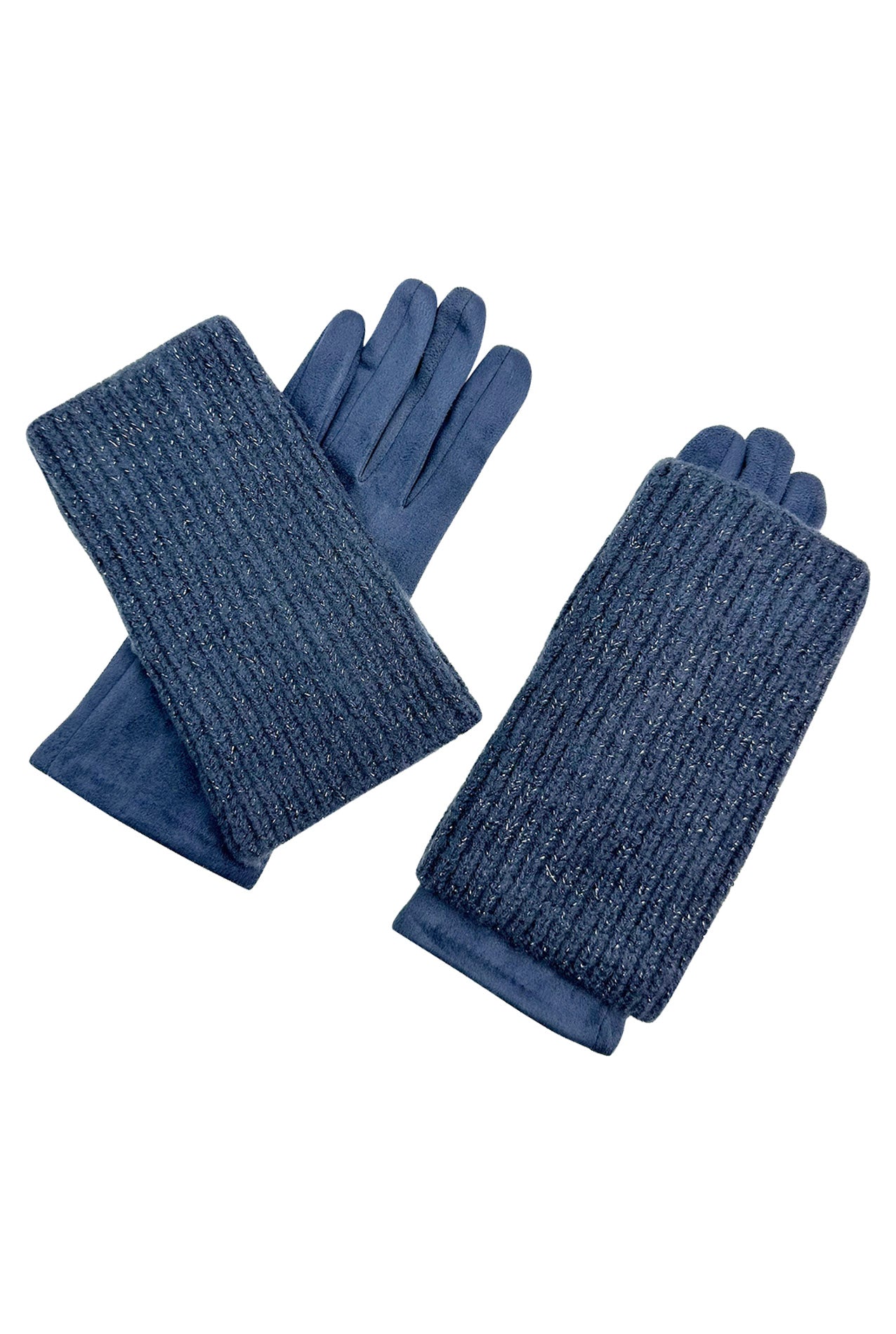 GV2412-078 2 in 1 Plain Colour Layered Touch Screen Gloves