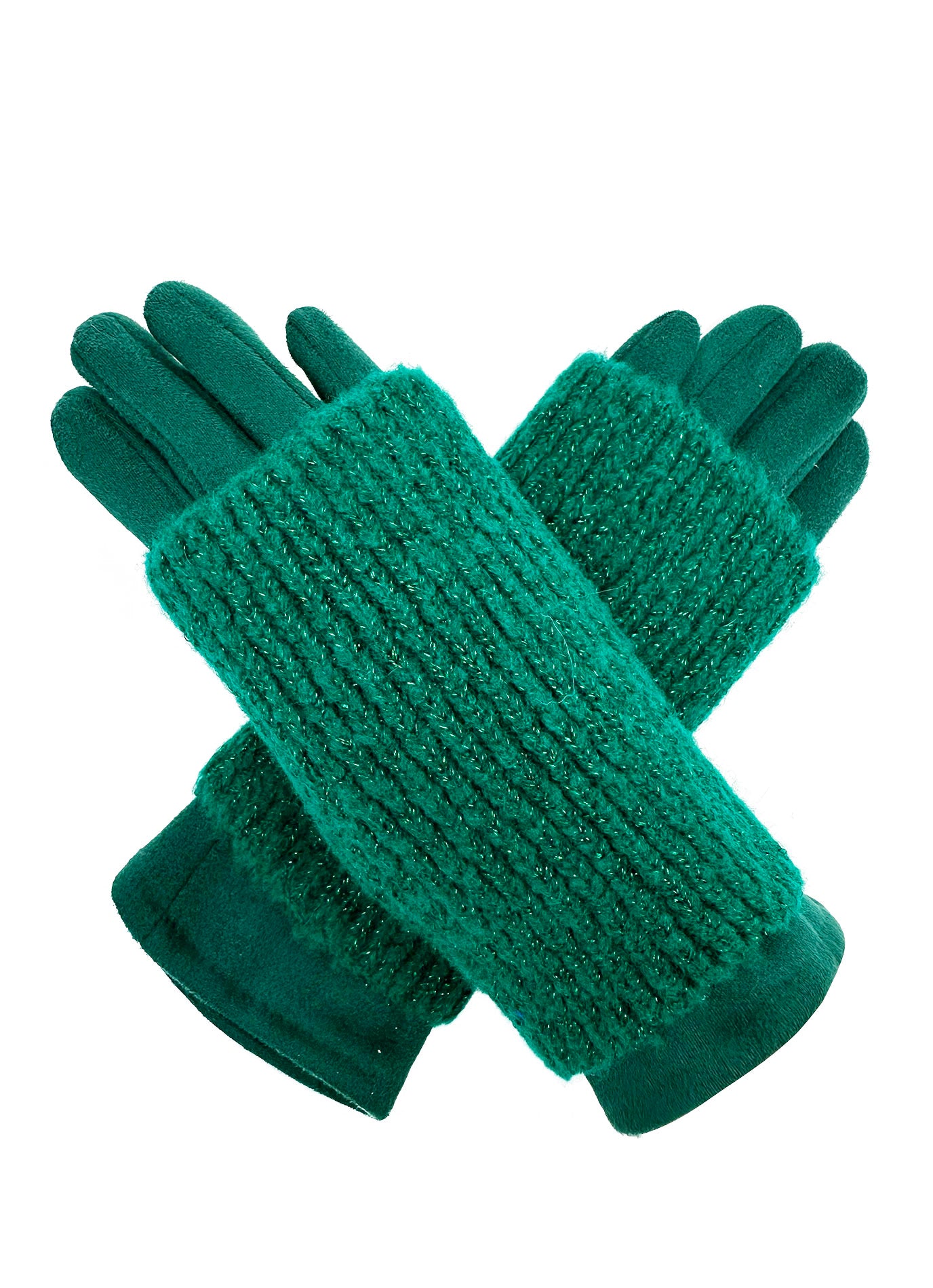 GV2412-078 2 in 1 Plain Colour Layered Touch Screen Gloves