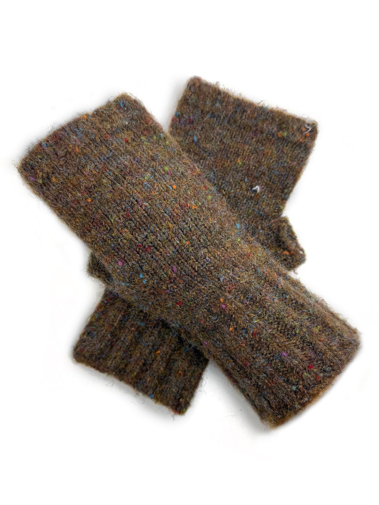 GV25100-299 Plain Soft Knitted Fingerless Gloves