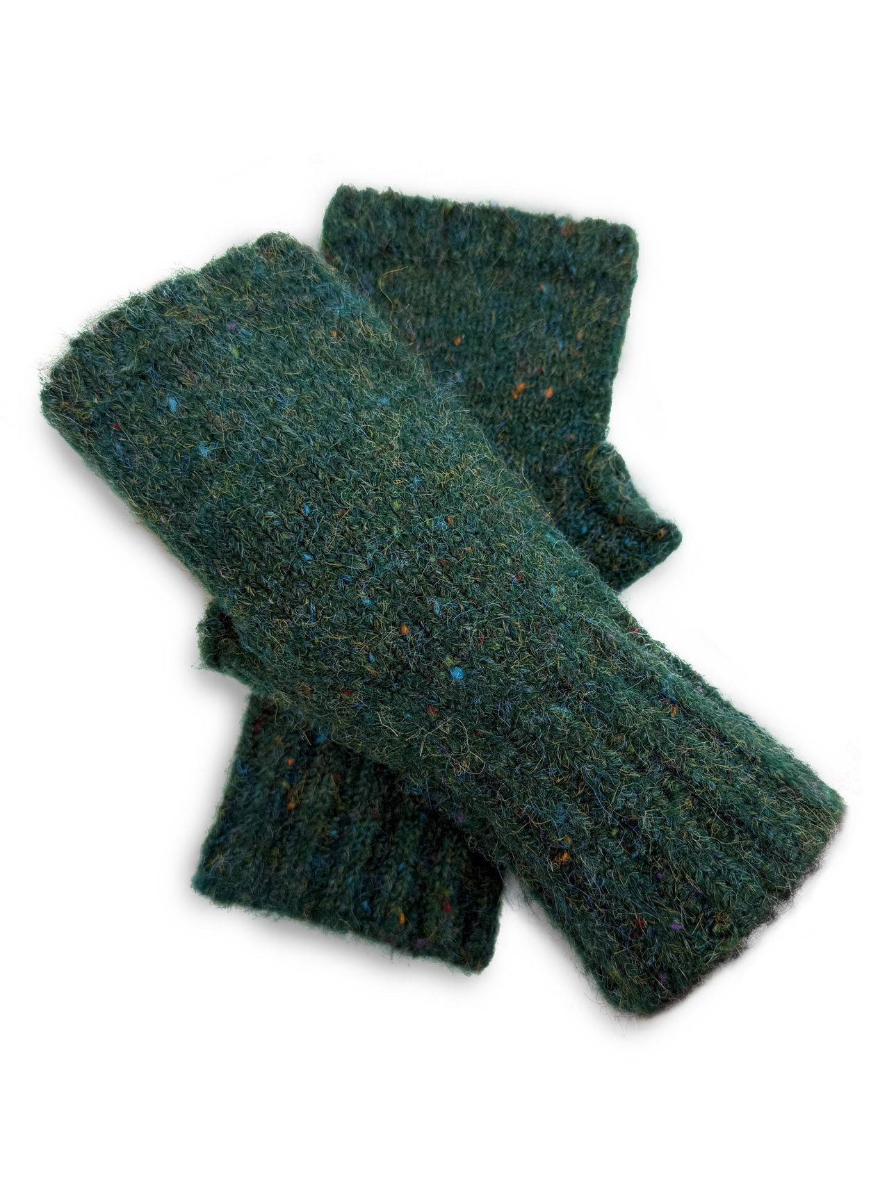 GV25100-299 Plain Soft Knitted Fingerless Gloves