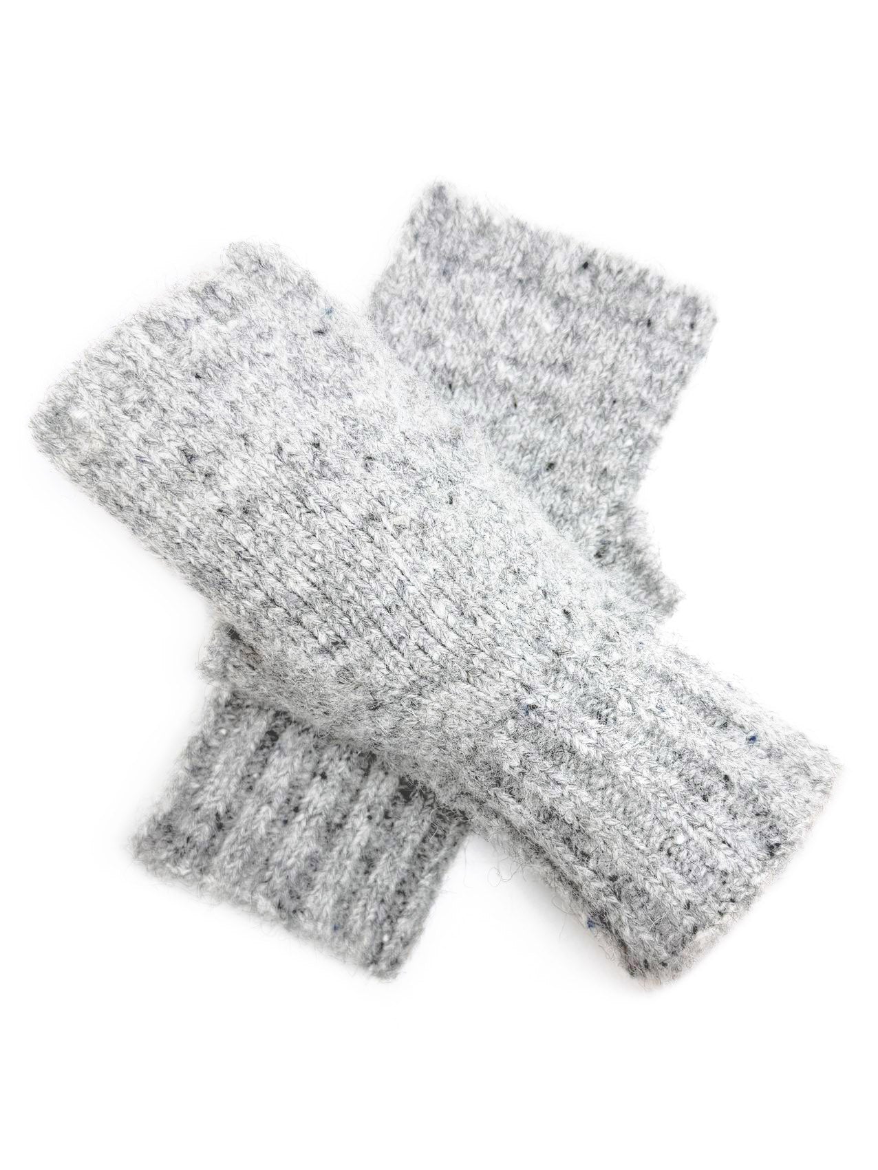 GV25100-299 Plain Soft Knitted Fingerless Gloves