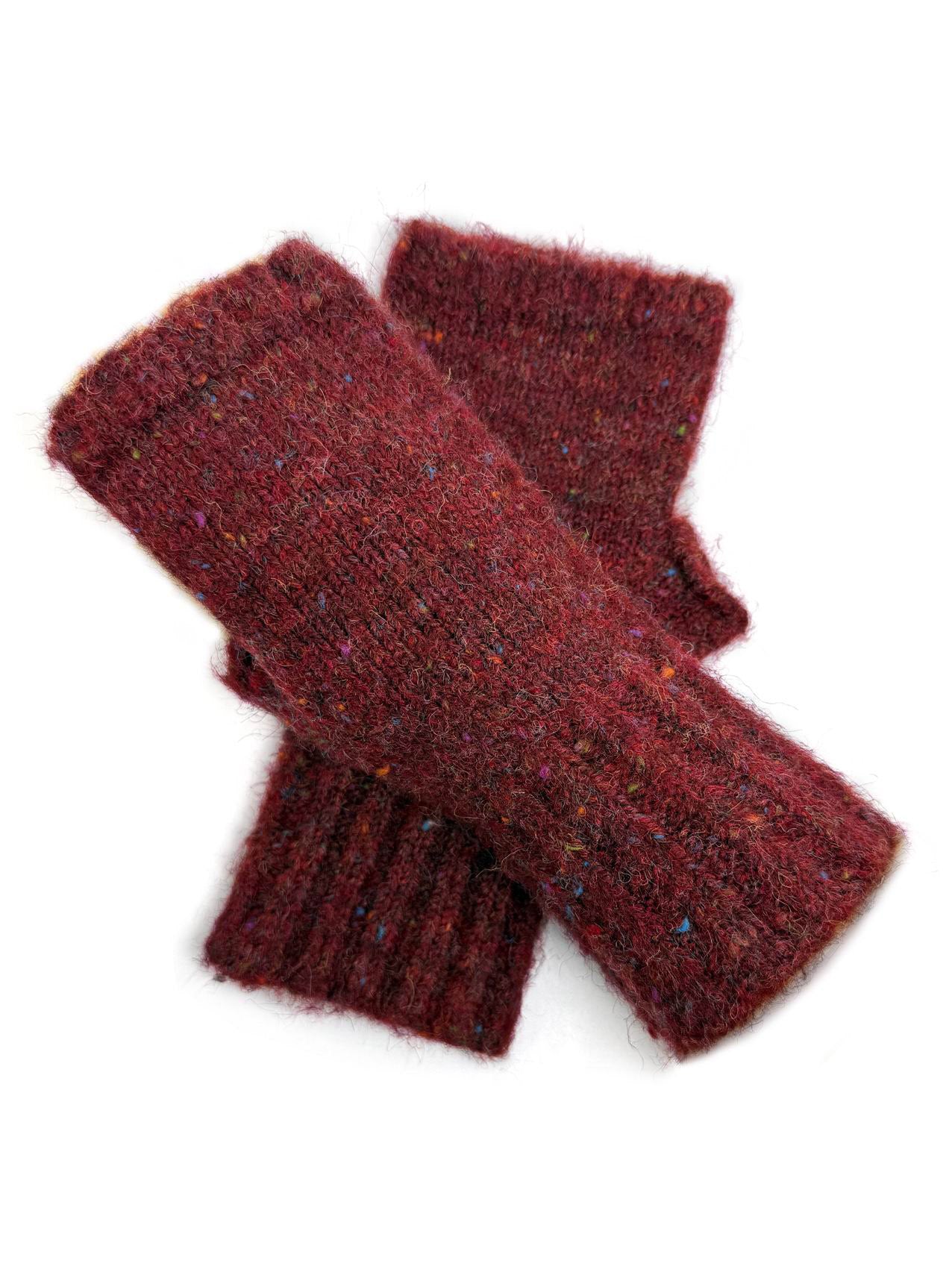 GV25100-299 Plain Soft Knitted Fingerless Gloves